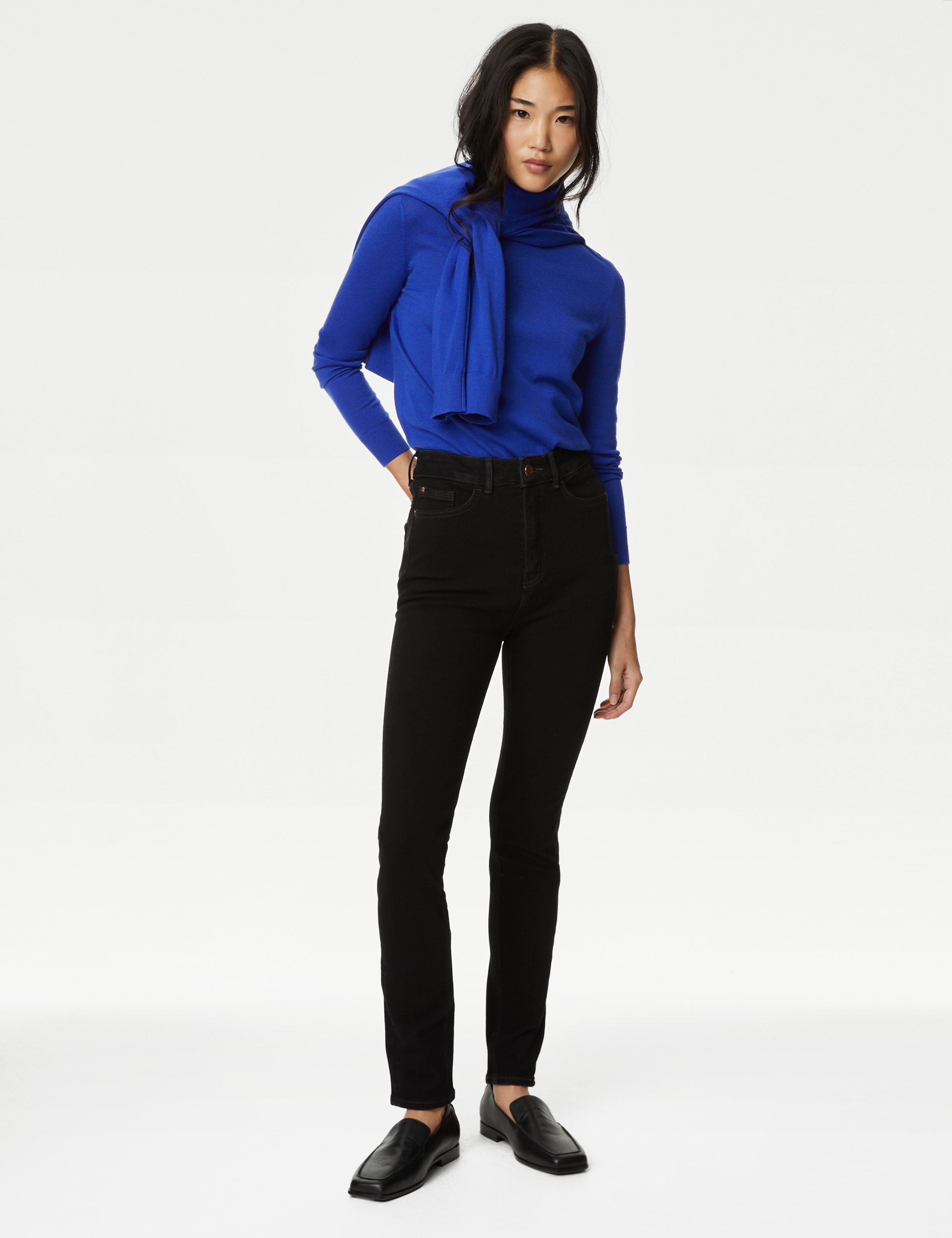 Magic Shaping High Waisted Skinny Jeans | M&S Collection | M&S