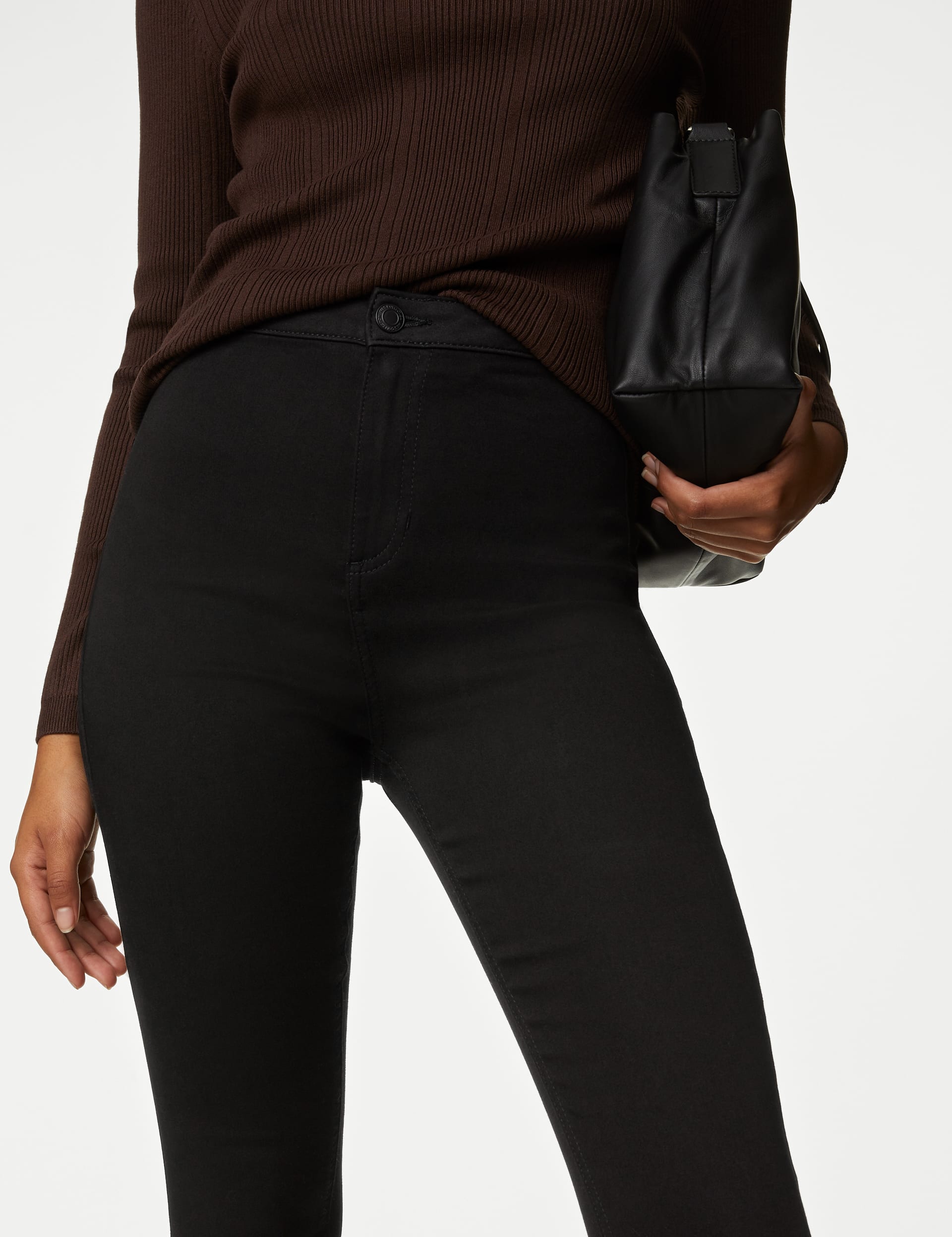 High waist super skinny jeans m&s discount