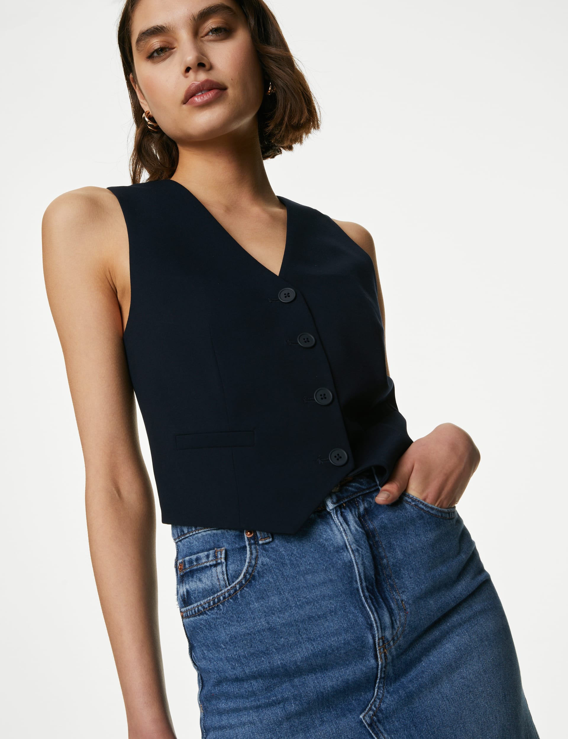 Tailored Waistcoat M S Collection M S