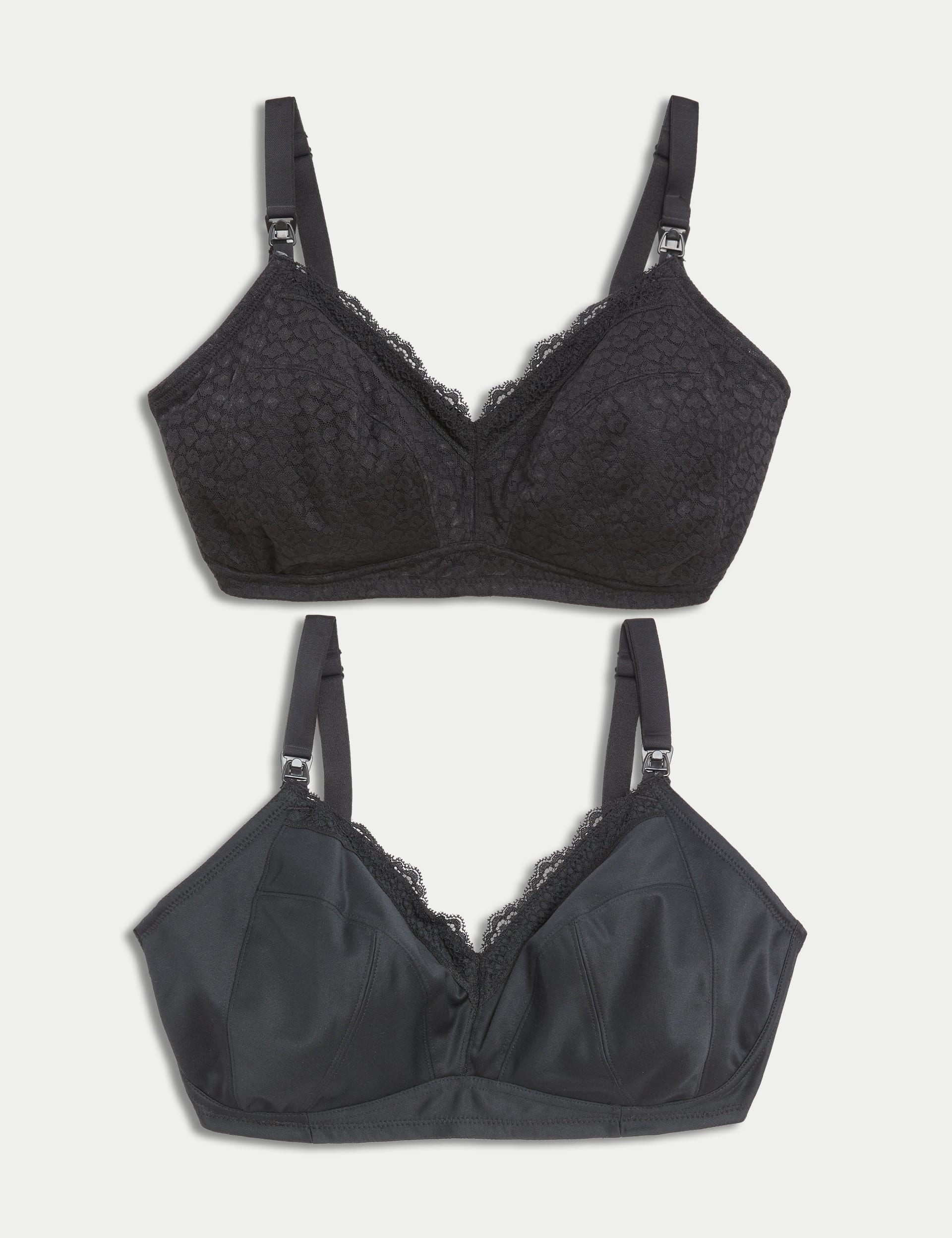 2pk Maternity Leak Proof Nursing Bras (B-H) | M&S Collection | M&S