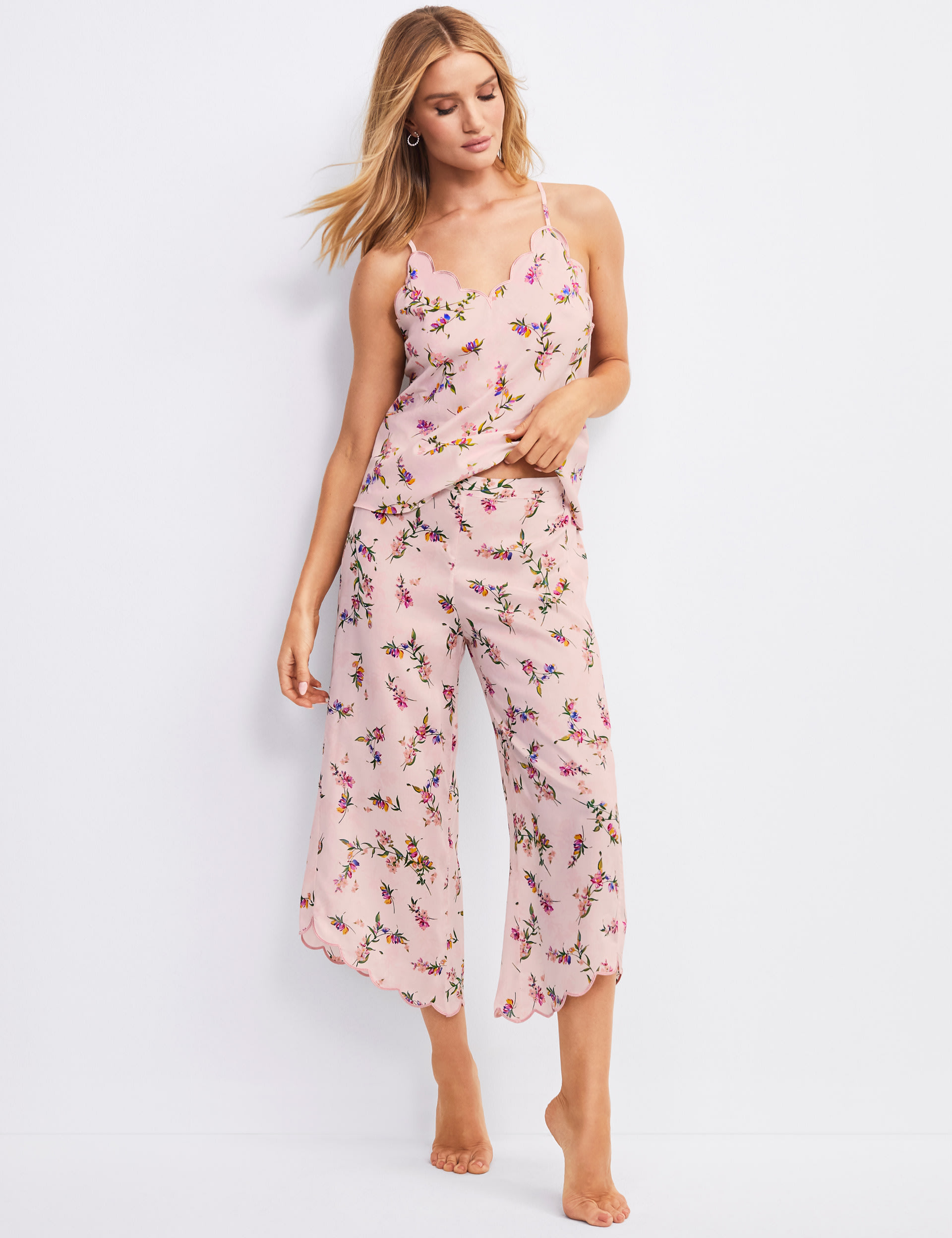 Floral Cropped Pyjama Bottoms Rosie for Autograph M S IE