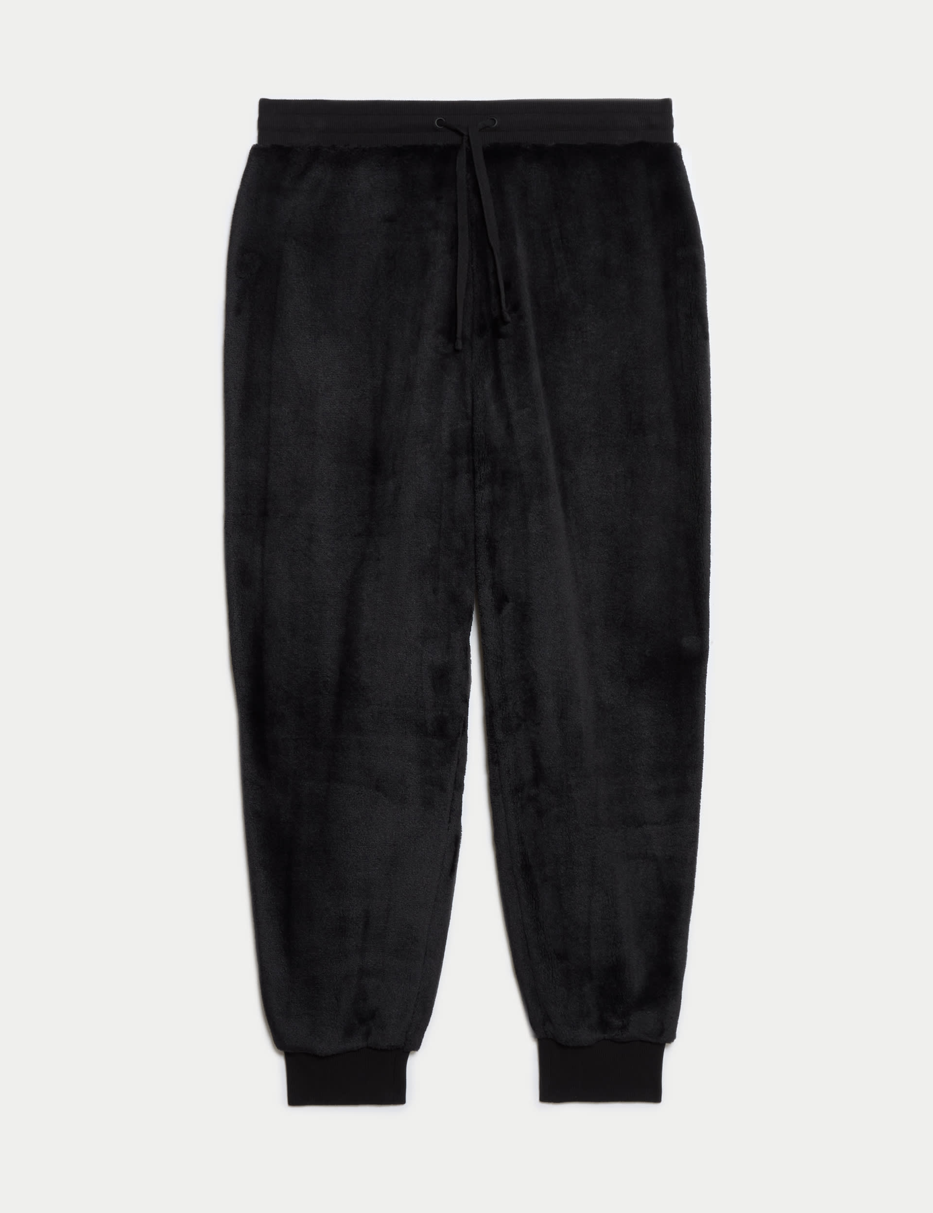 Faux Fur Fleece Cuffed Hem Lounge Joggers M S Collection M S