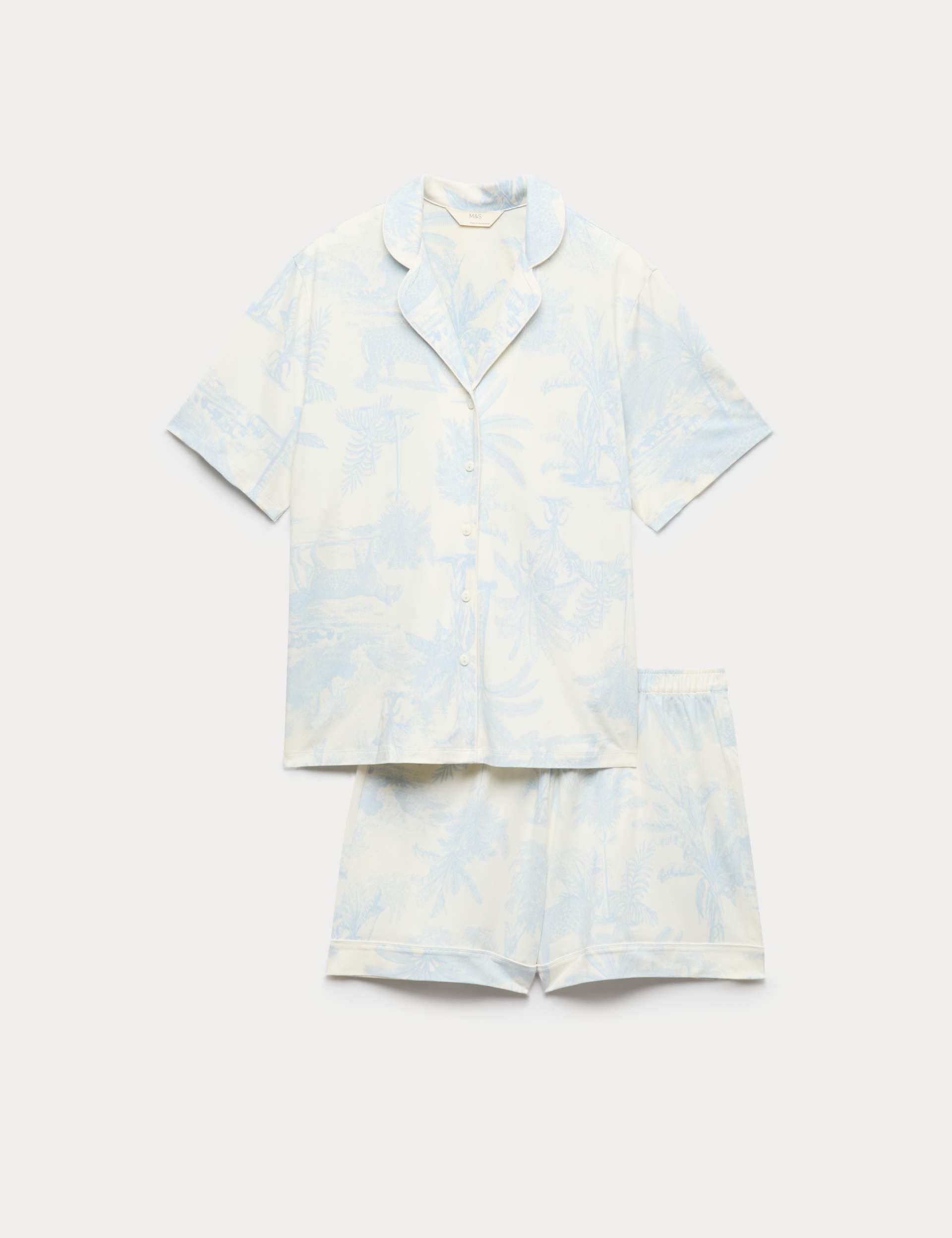 Soft Touch Printed Revere Shortie Set