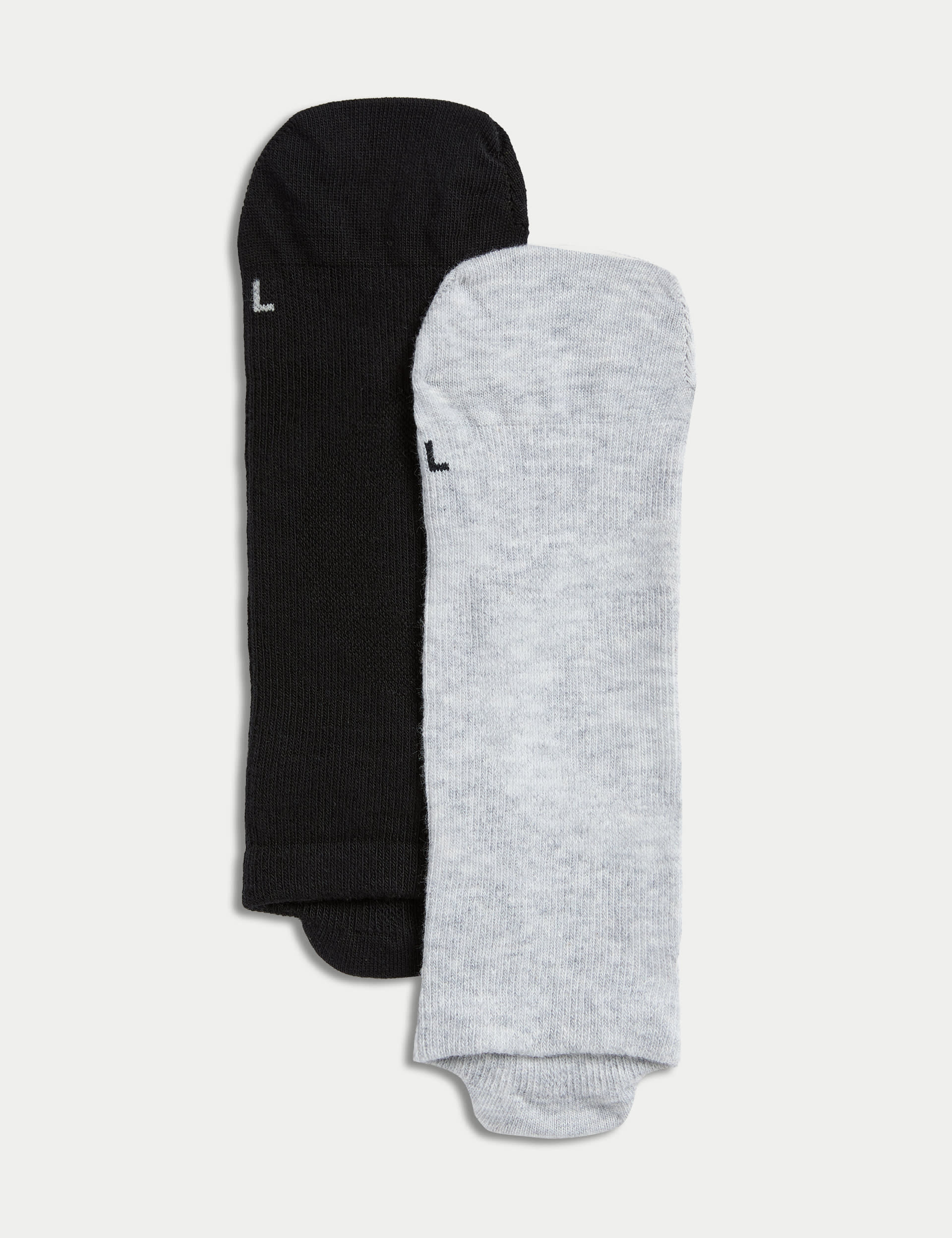 2pk Cotton Blend Pilates Socks