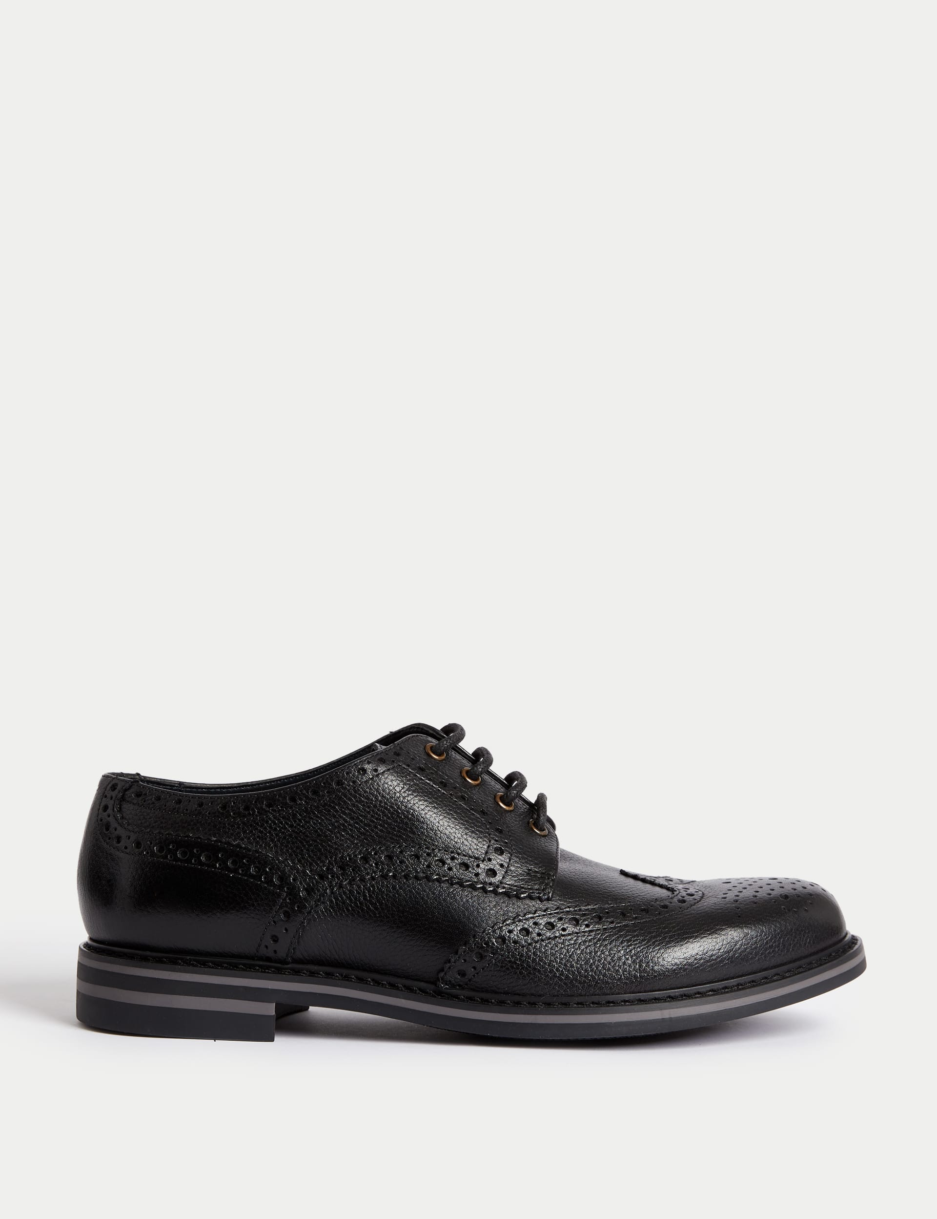 Wide Fit Leather Brogues M S Collection M S