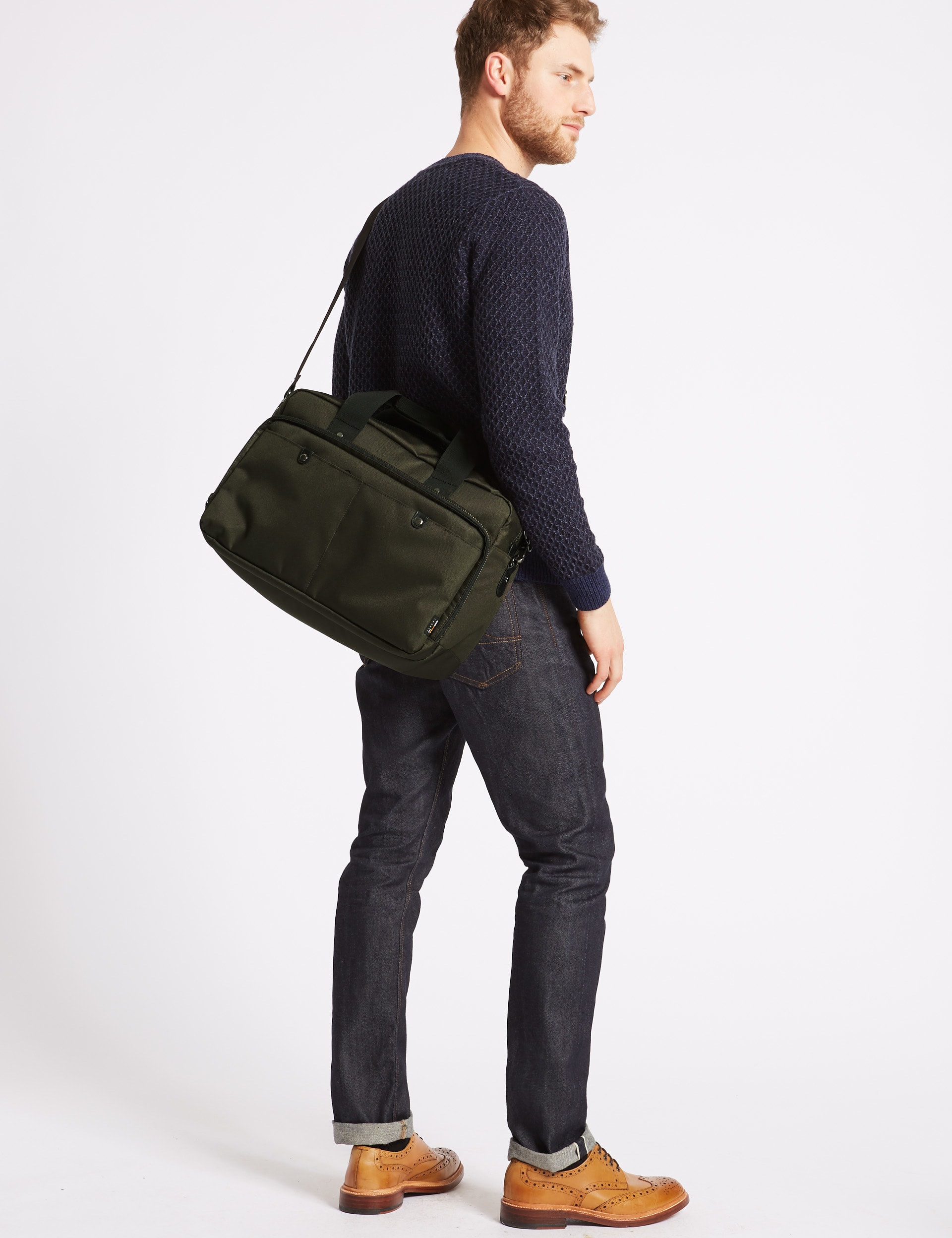 Scuff Resistant Cordura Laptop Bag M S Collection M S