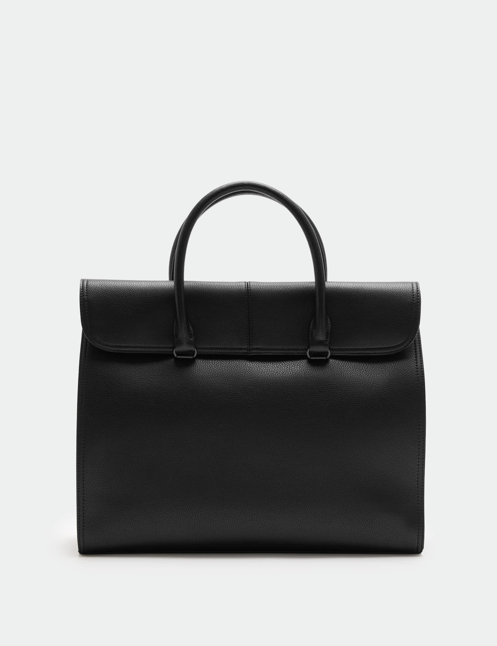Mock Leather Laptop Bag