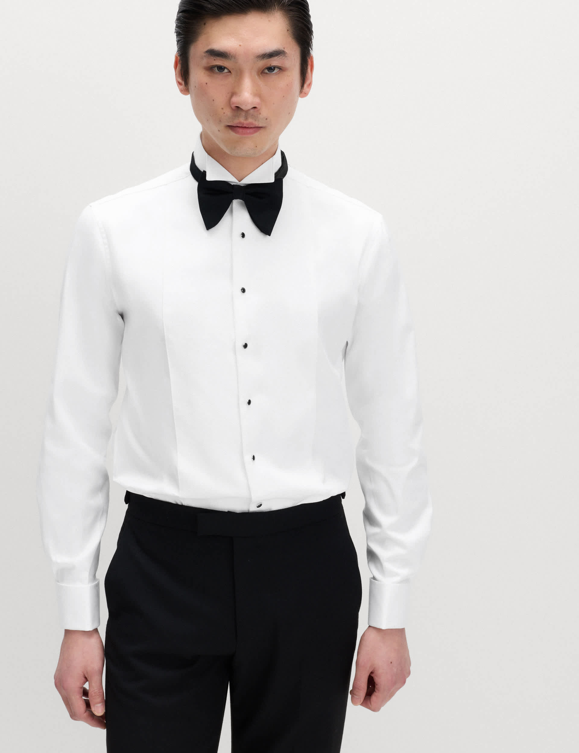 Slim Fit Luxury Cotton Double Cuff Dress Shirt
