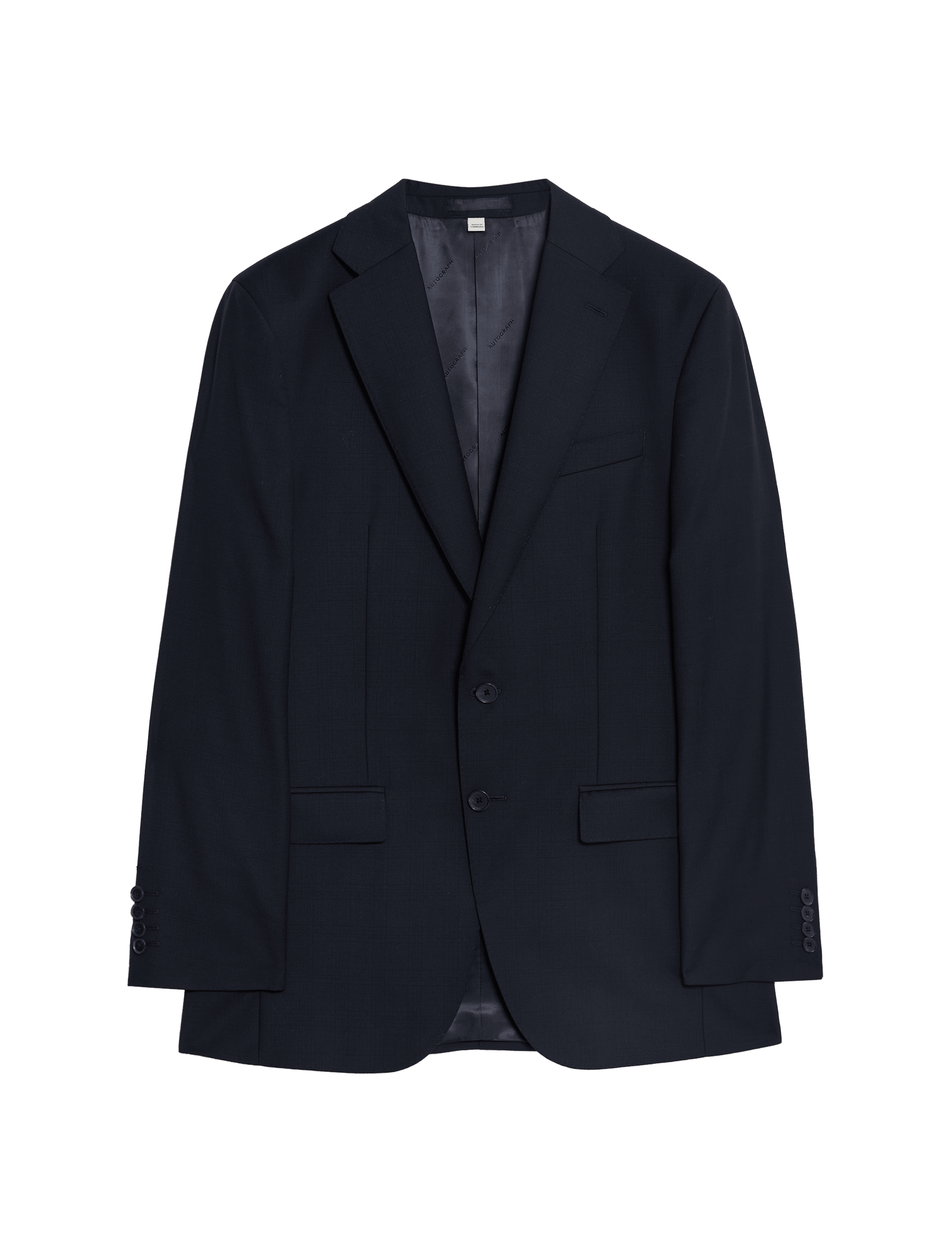 Tailored Fit Pure Wool Check Suit Jacket thumbnail 4
