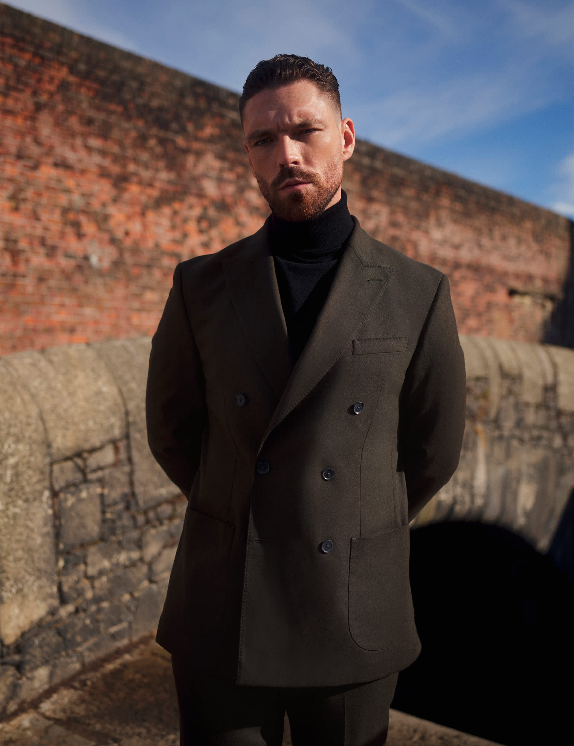 Tailored Fit Italian Wool Blend Performance Suit Jacket primary image