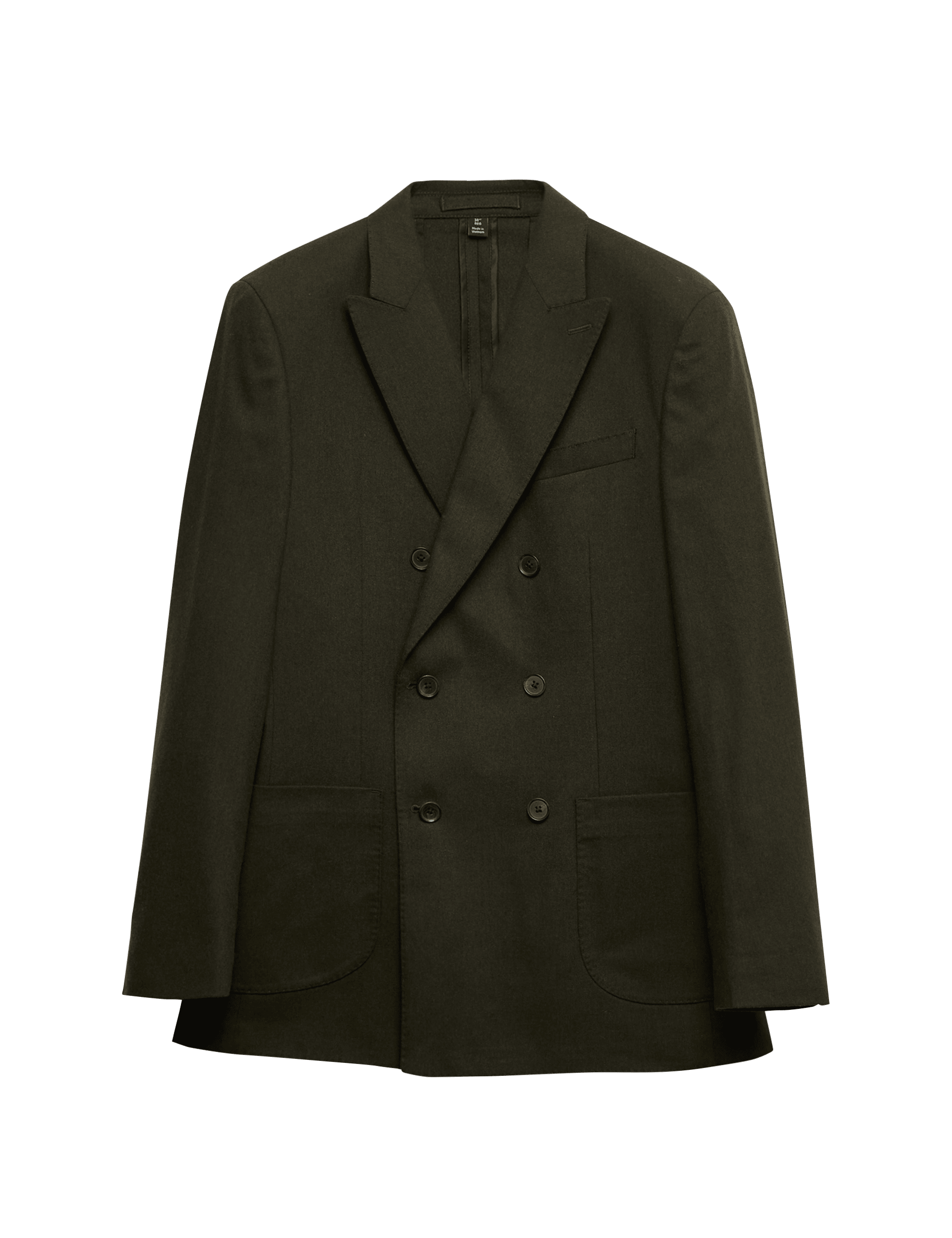 Tailored Fit Italian Wool Blend Performance Suit Jacket thumbnail 2