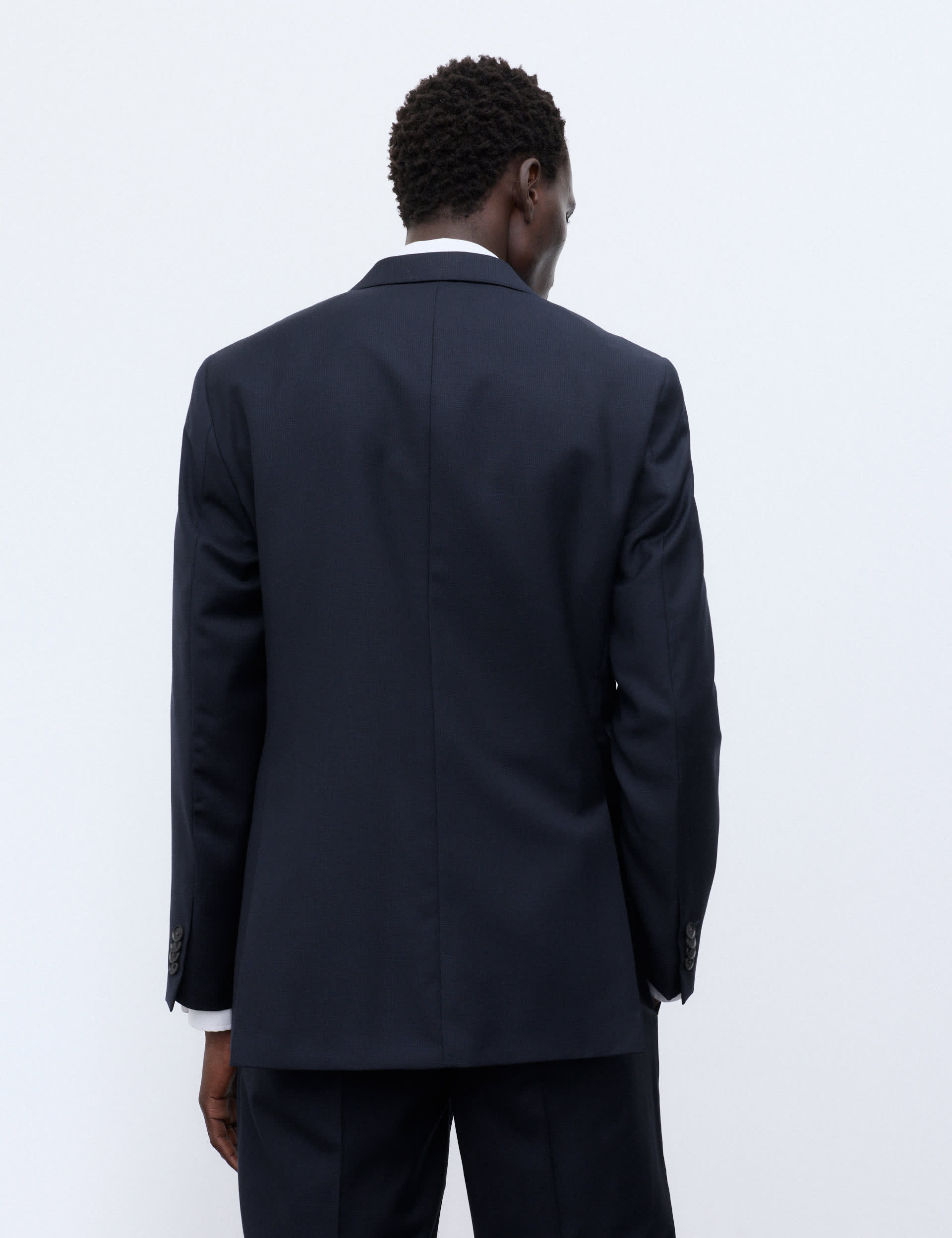 Tailored Fit Pure Merino Wool Jacket thumbnail 4