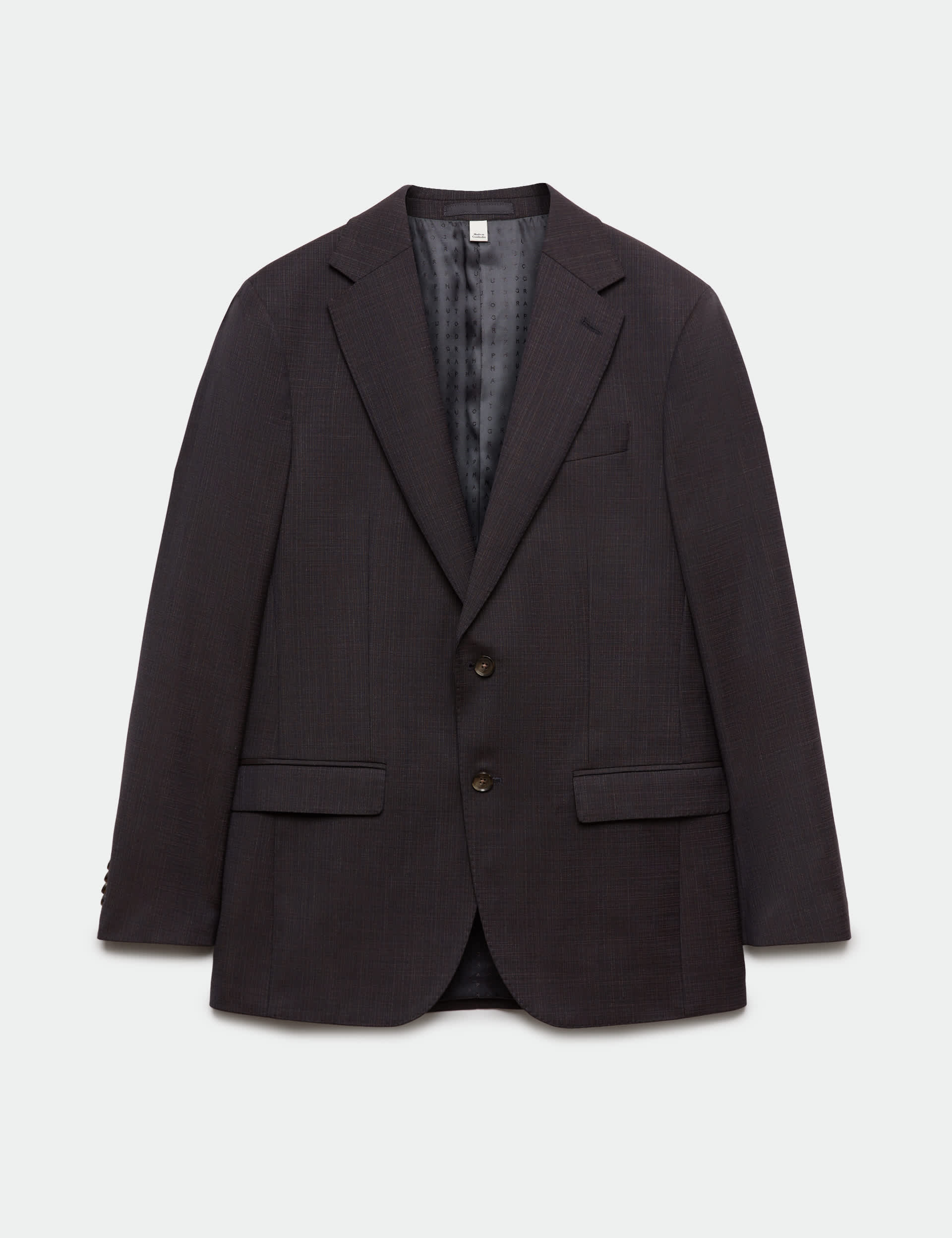 Tailored Fit Wool Blend Suit Jacket thumbnail 2