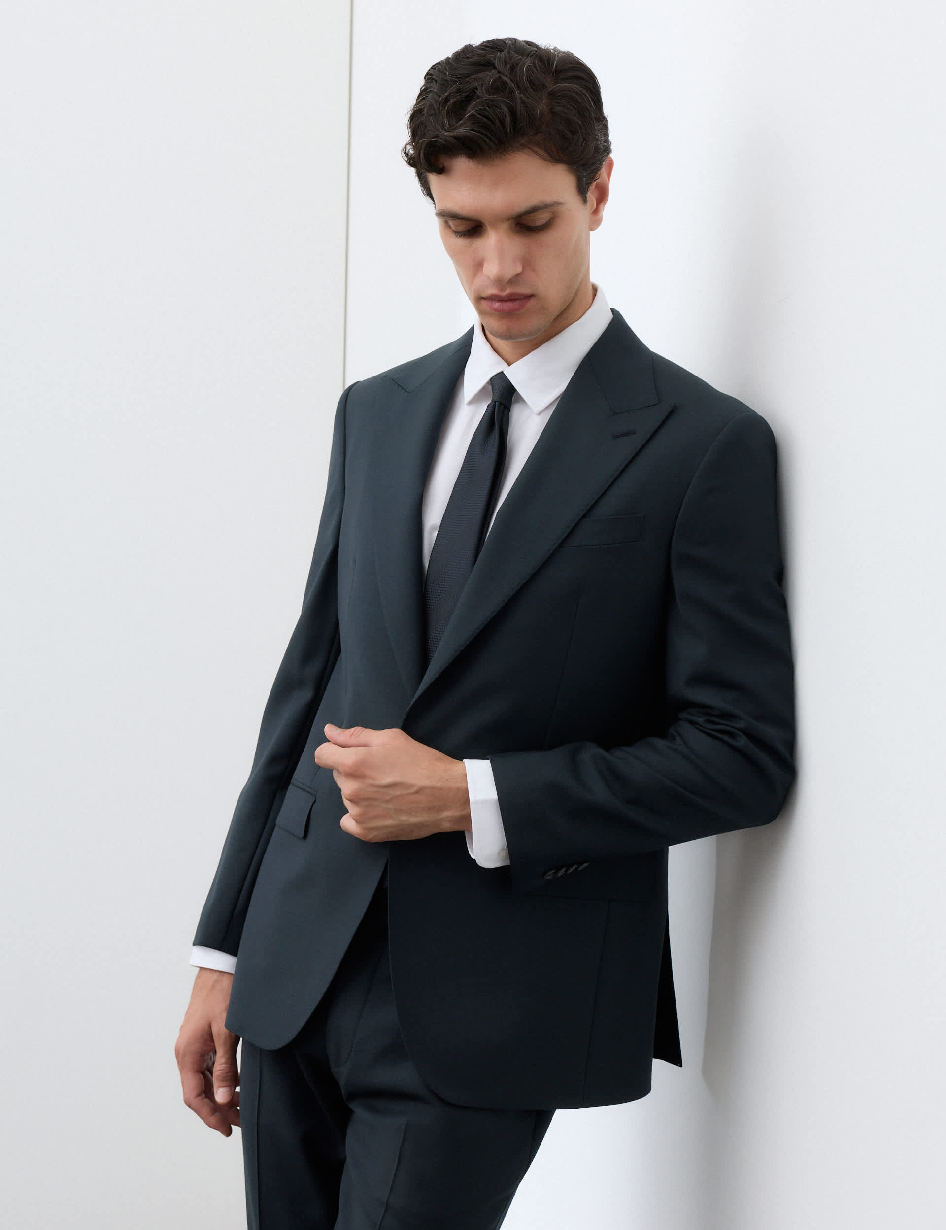 Tailored Fit Wool Rich Jacket with Mohair primary image