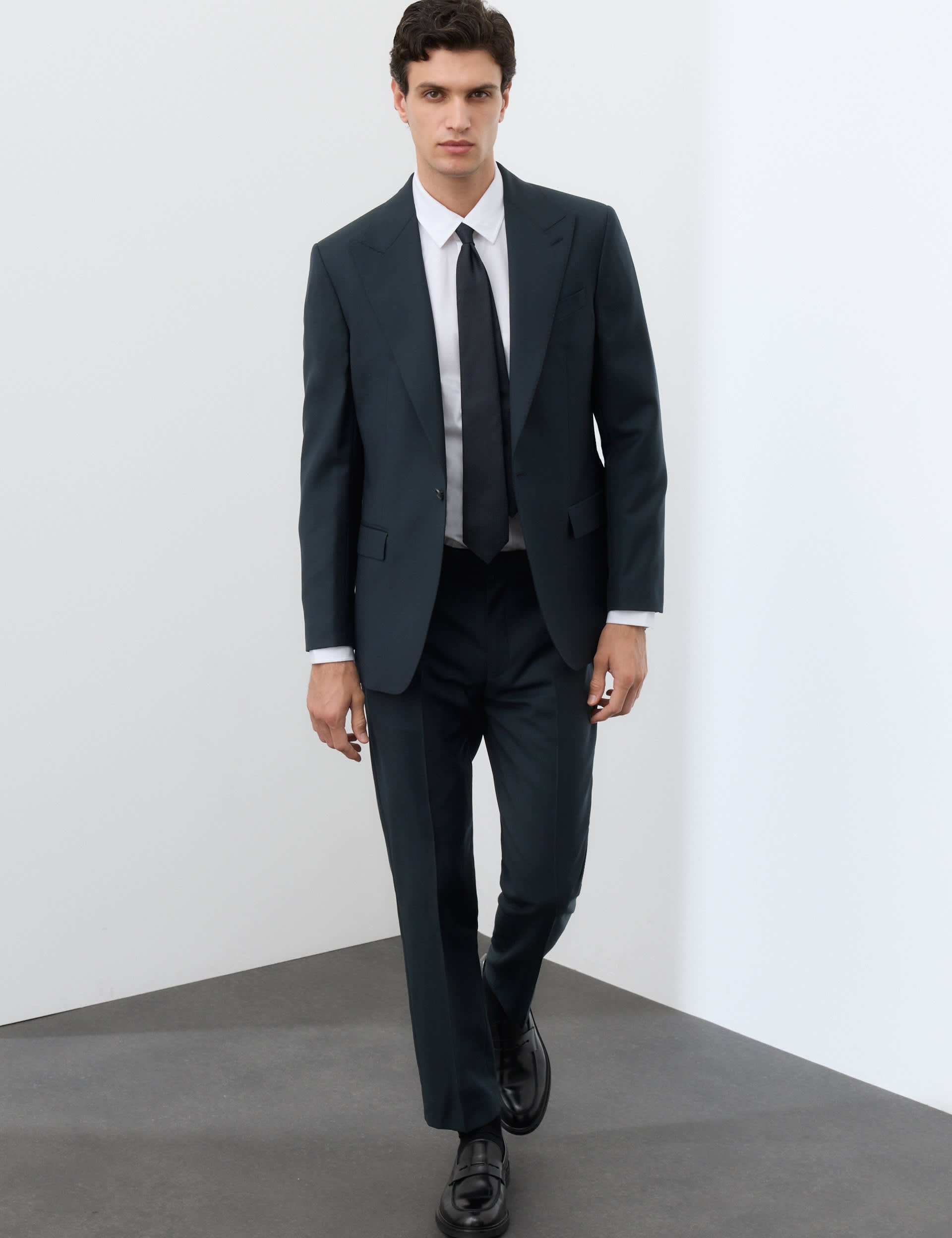Tailored Fit Wool Rich Jacket with Mohair thumbnail 4