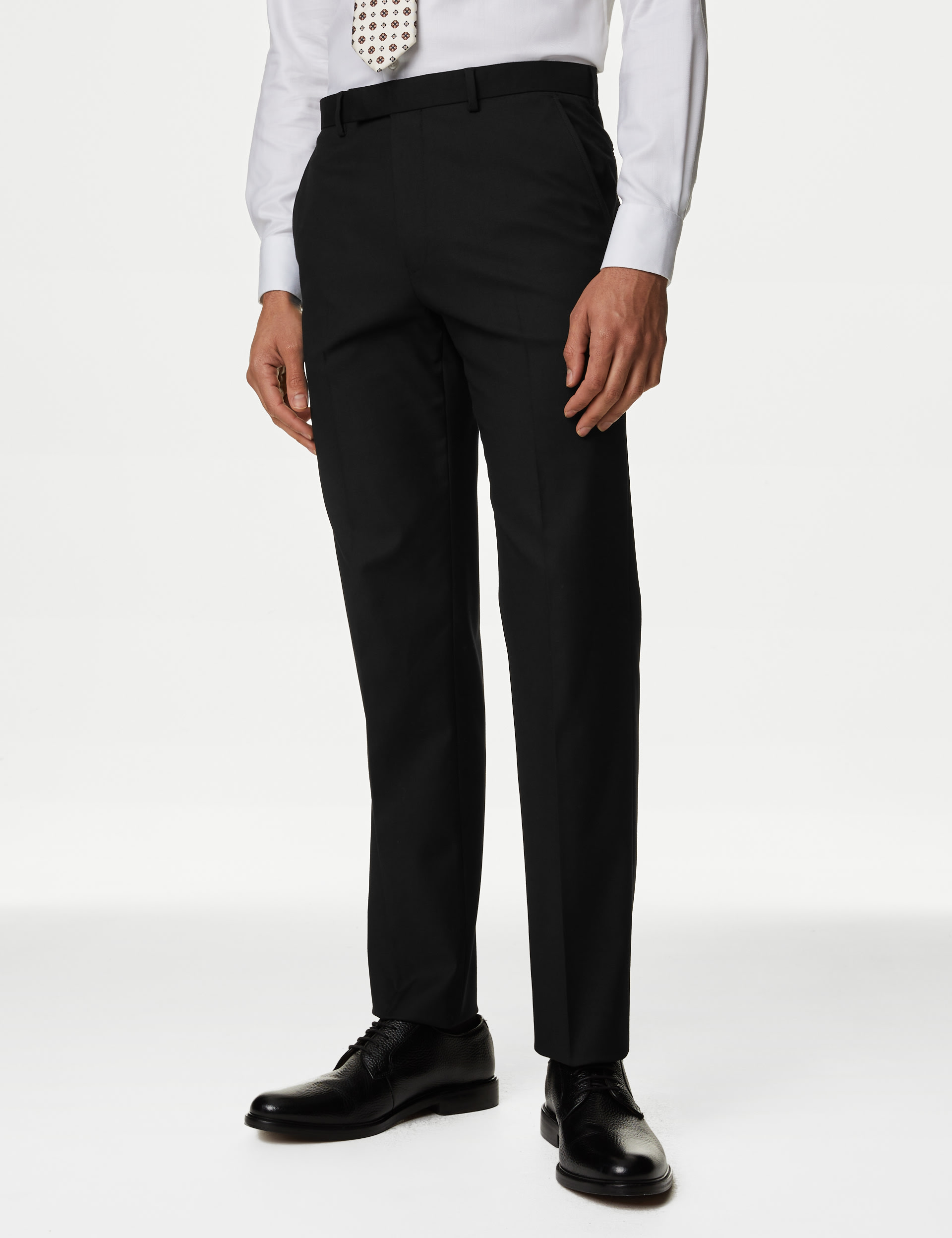 Regular Fit Stretch Suit Trousers | M&S Collection | M&S