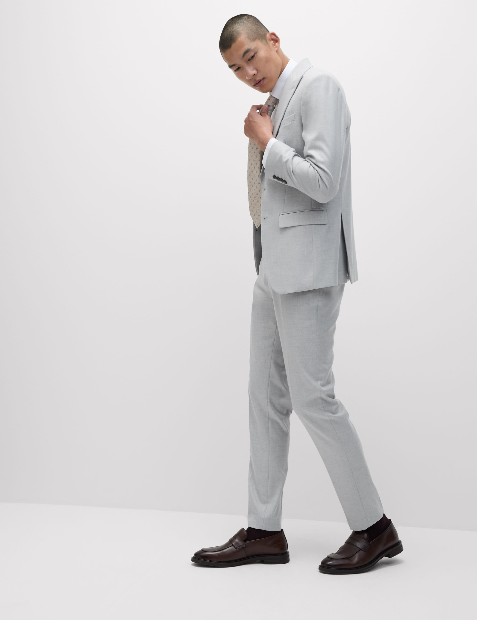 Slim Fit Suit Trousers