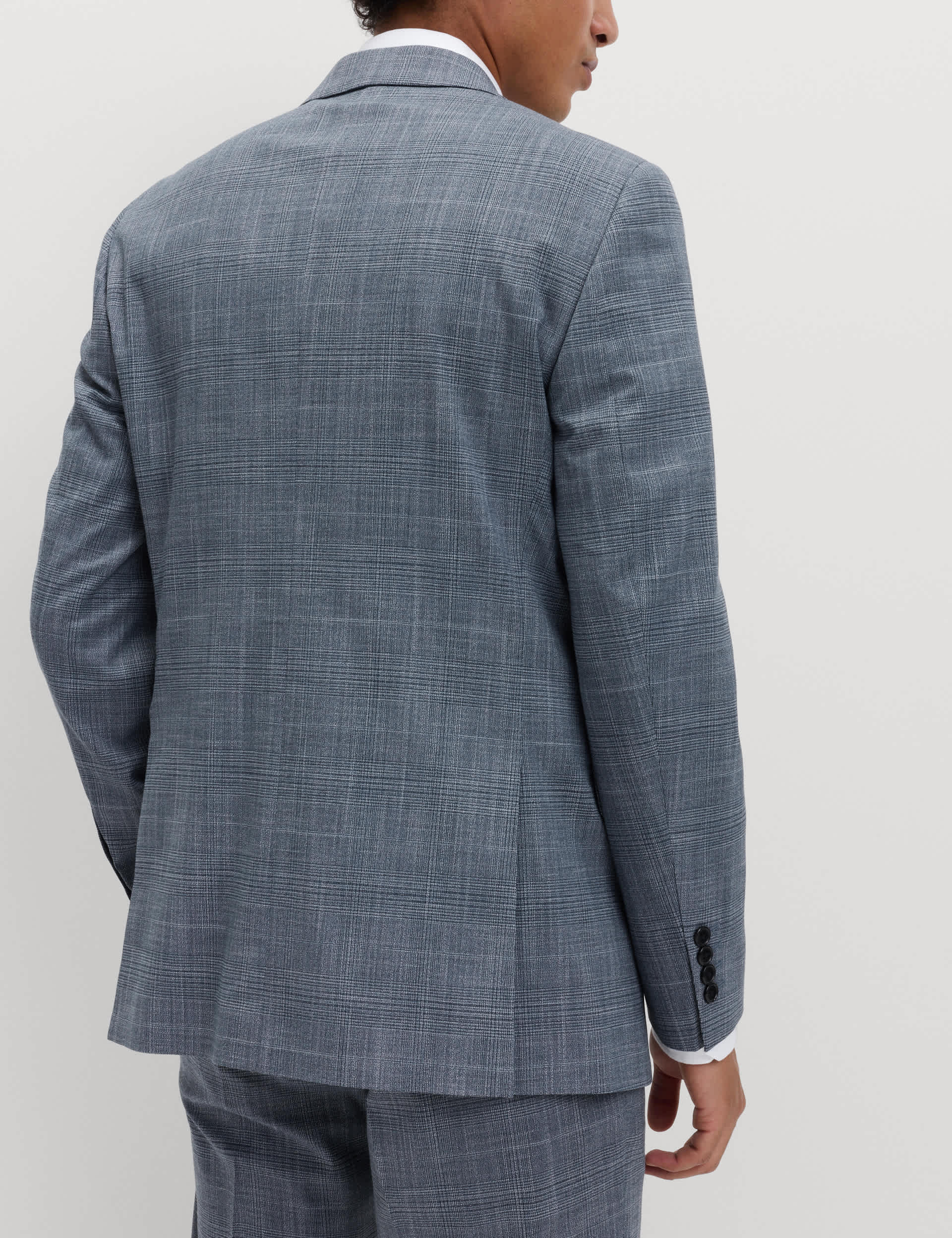 Tailored Fit Check Stretch Jacket thumbnail 5