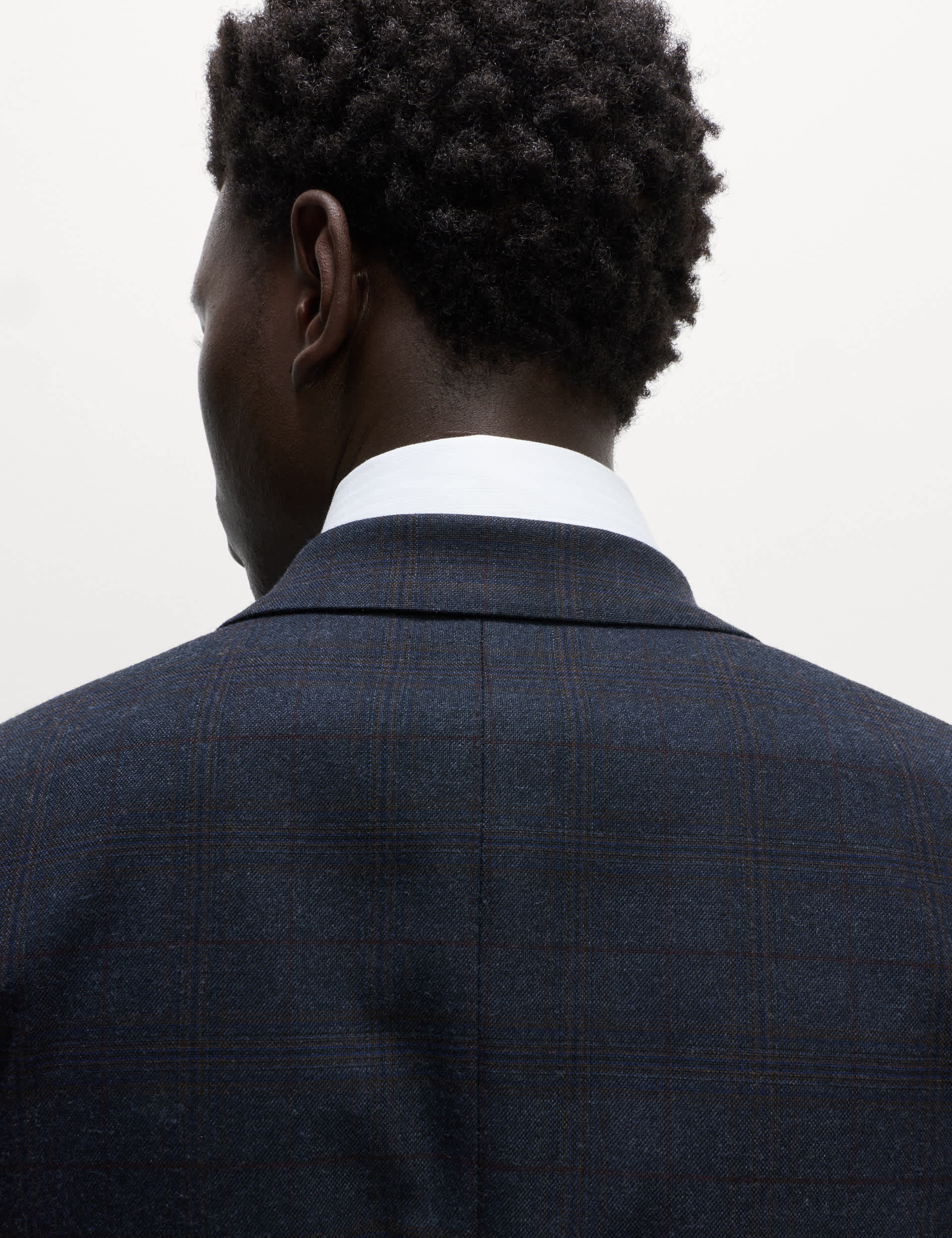 Skinny Fit Check Suit Jacket thumbnail 8