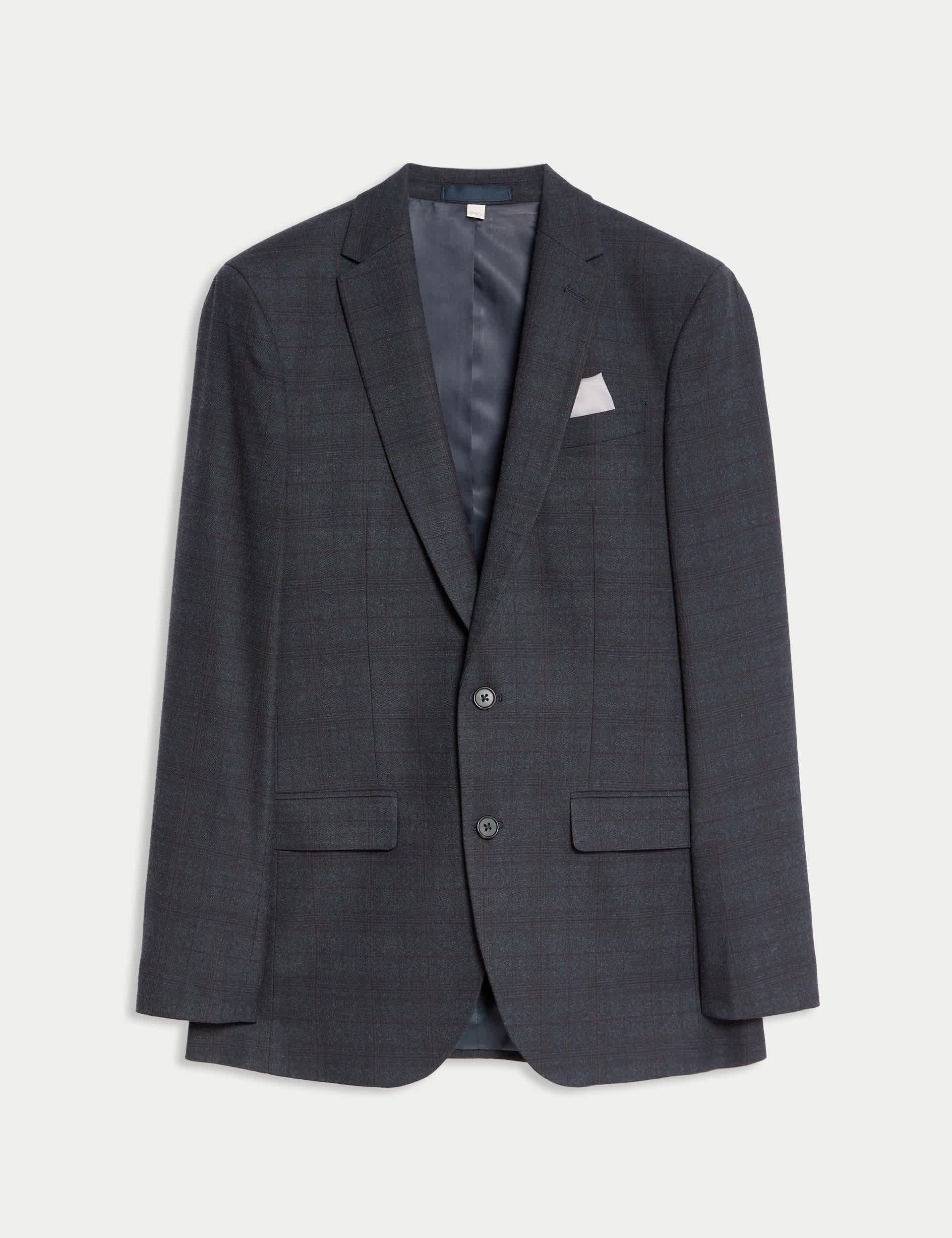 Skinny Fit Check Suit Jacket thumbnail 2