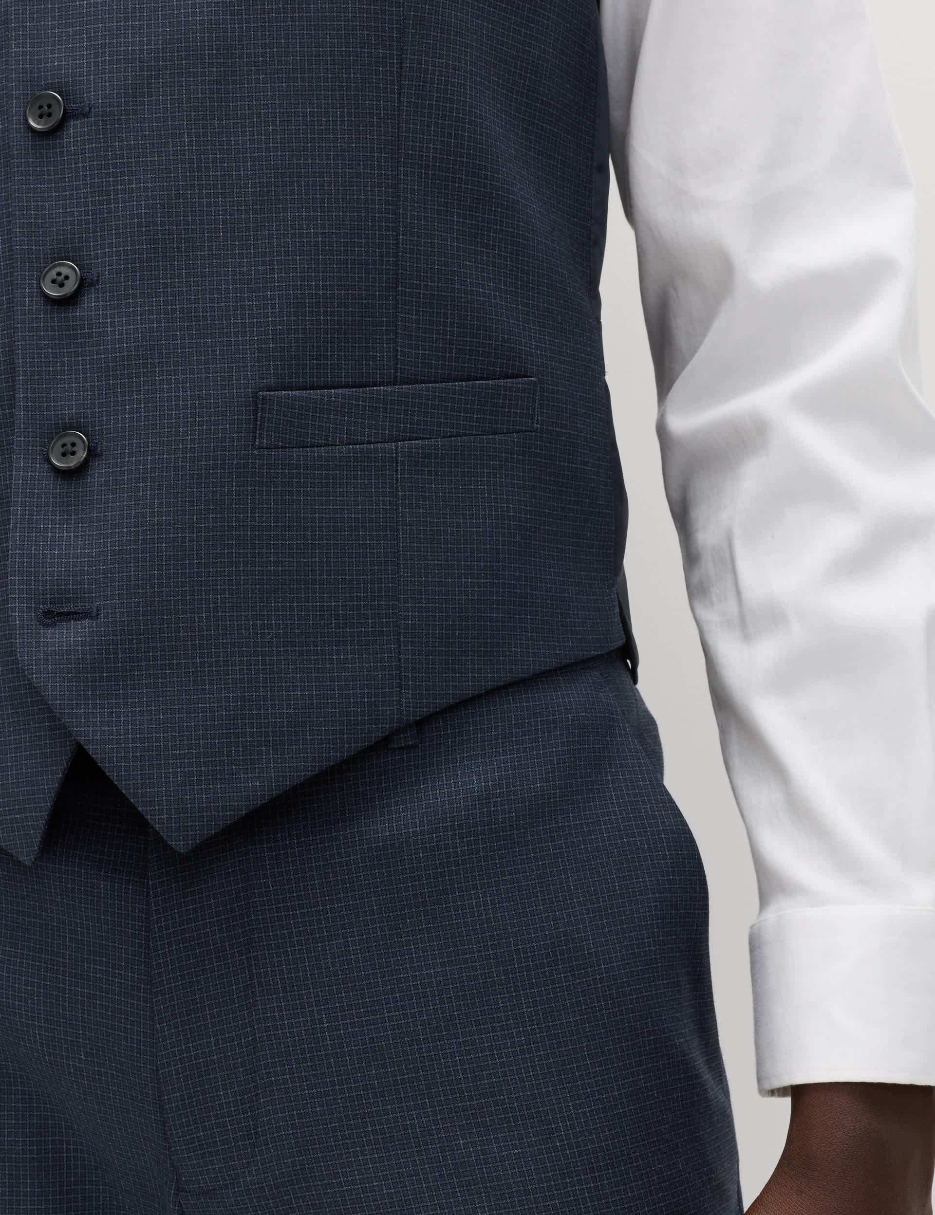 Checked Stretch Waistcoat thumbnail 5