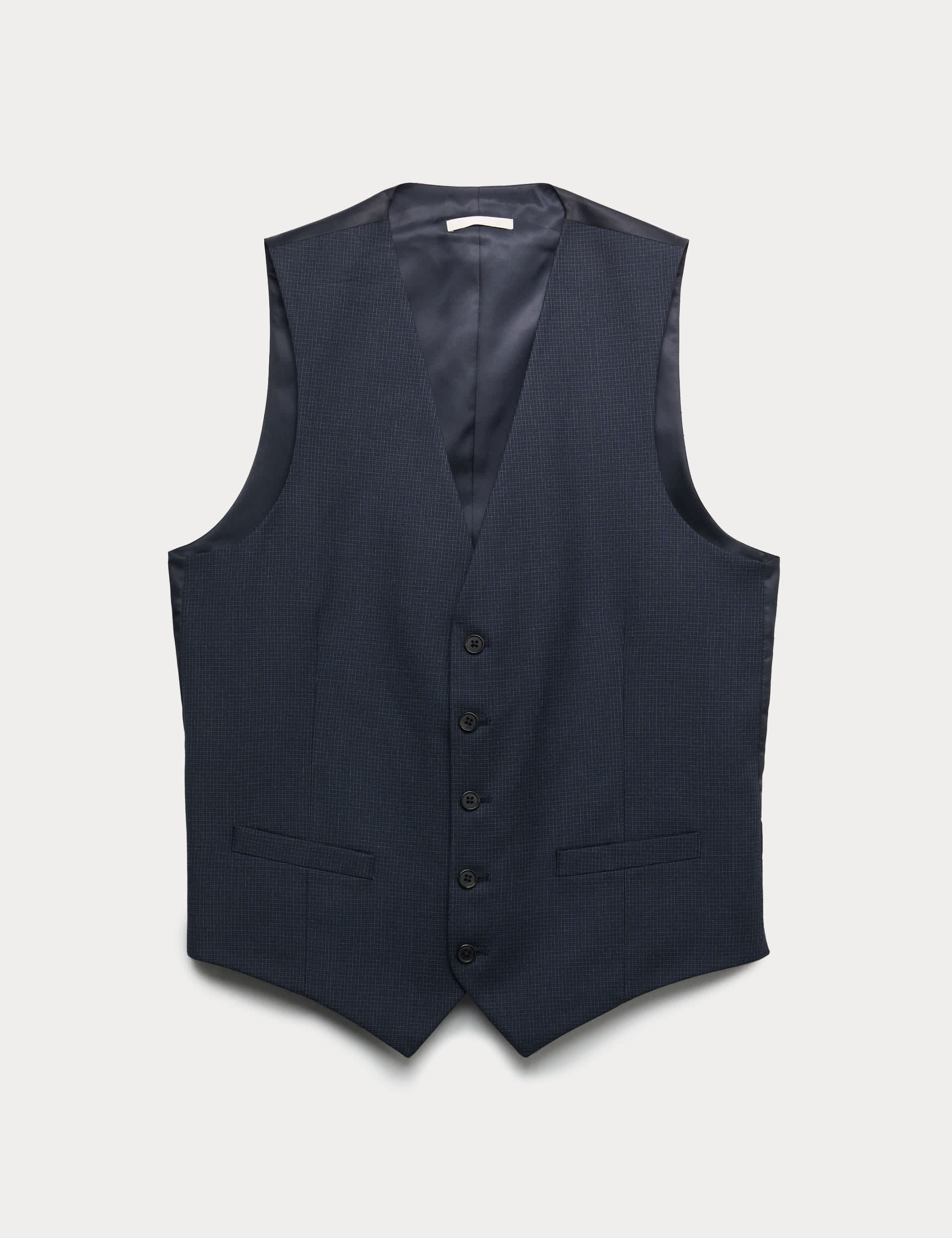 Checked Stretch Waistcoat thumbnail 2