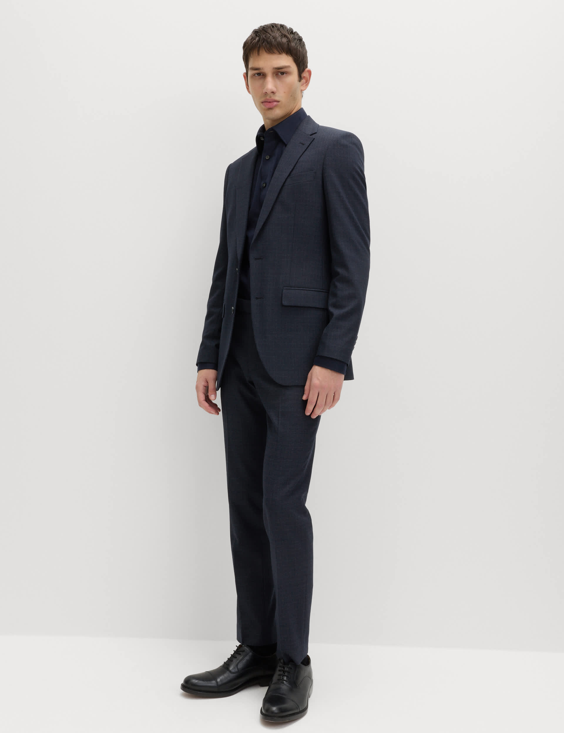 Skinny Fit Textured Stretch Suit Jacket thumbnail 6