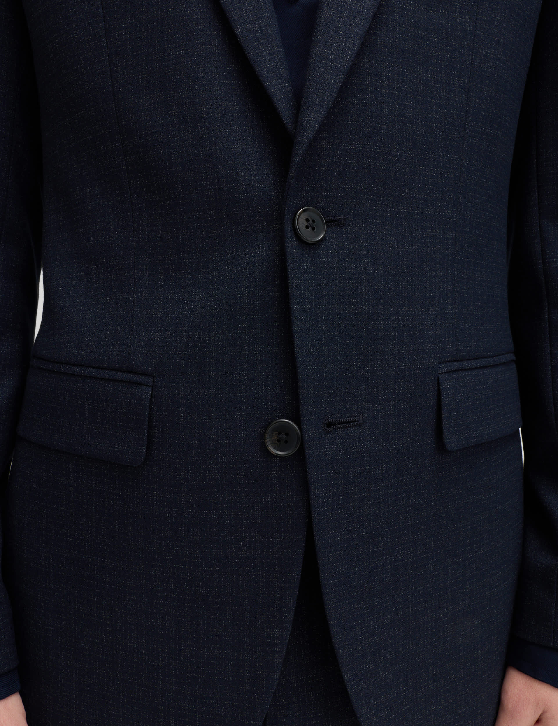 Skinny Fit Textured Stretch Suit Jacket thumbnail 5