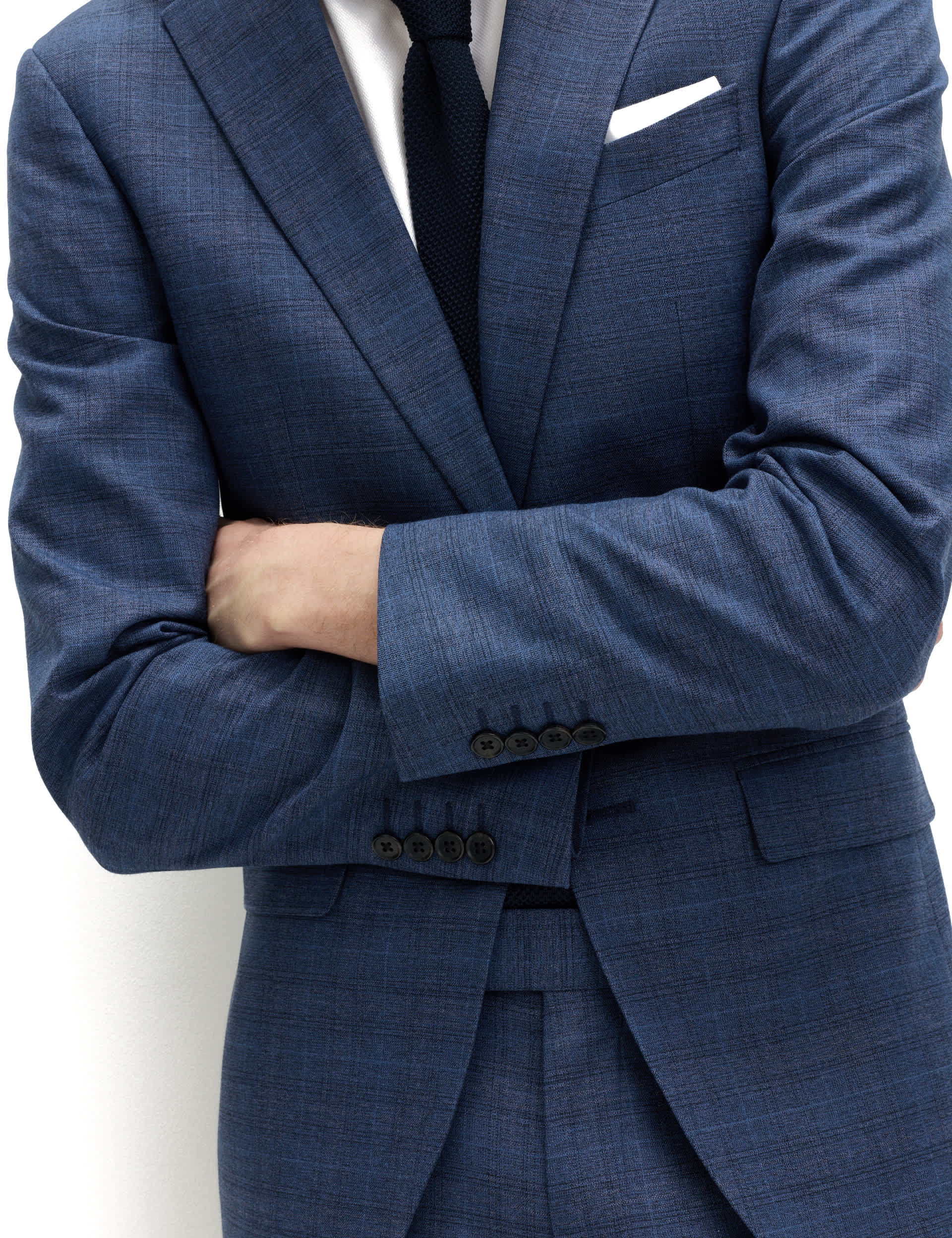 Slim Fit Textured Check Jacket thumbnail 5