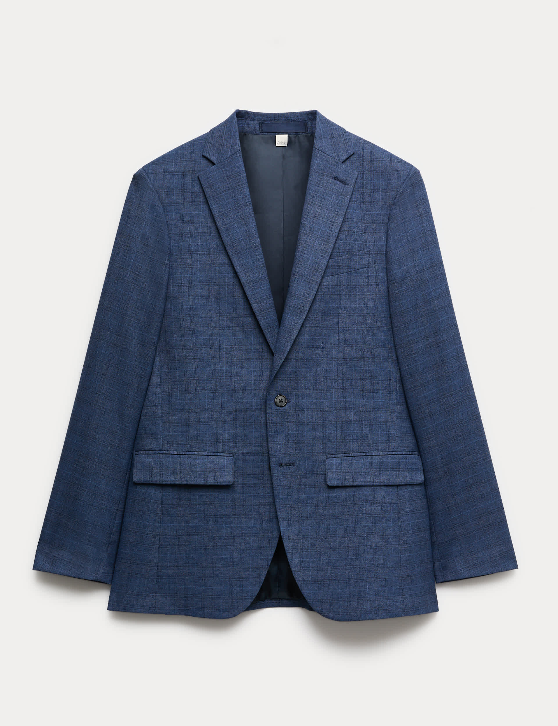 Slim Fit Textured Check Jacket thumbnail 2