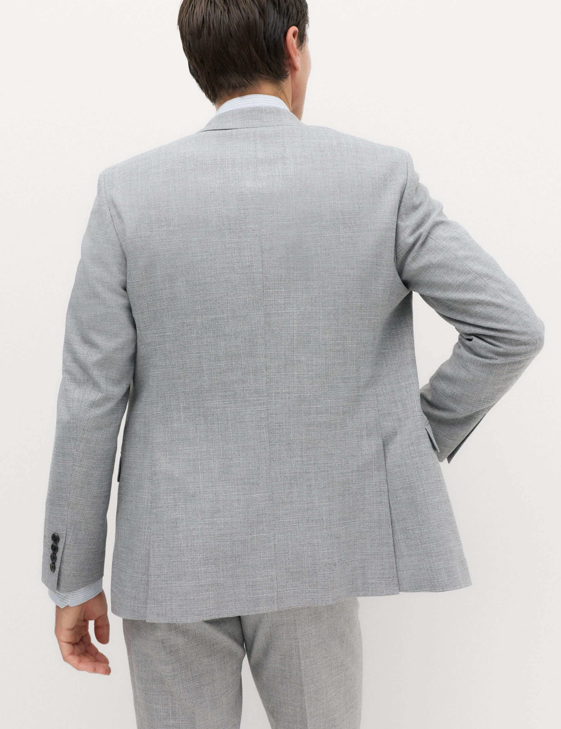 Regular Fit Textured Suit Jacket thumbnail 4