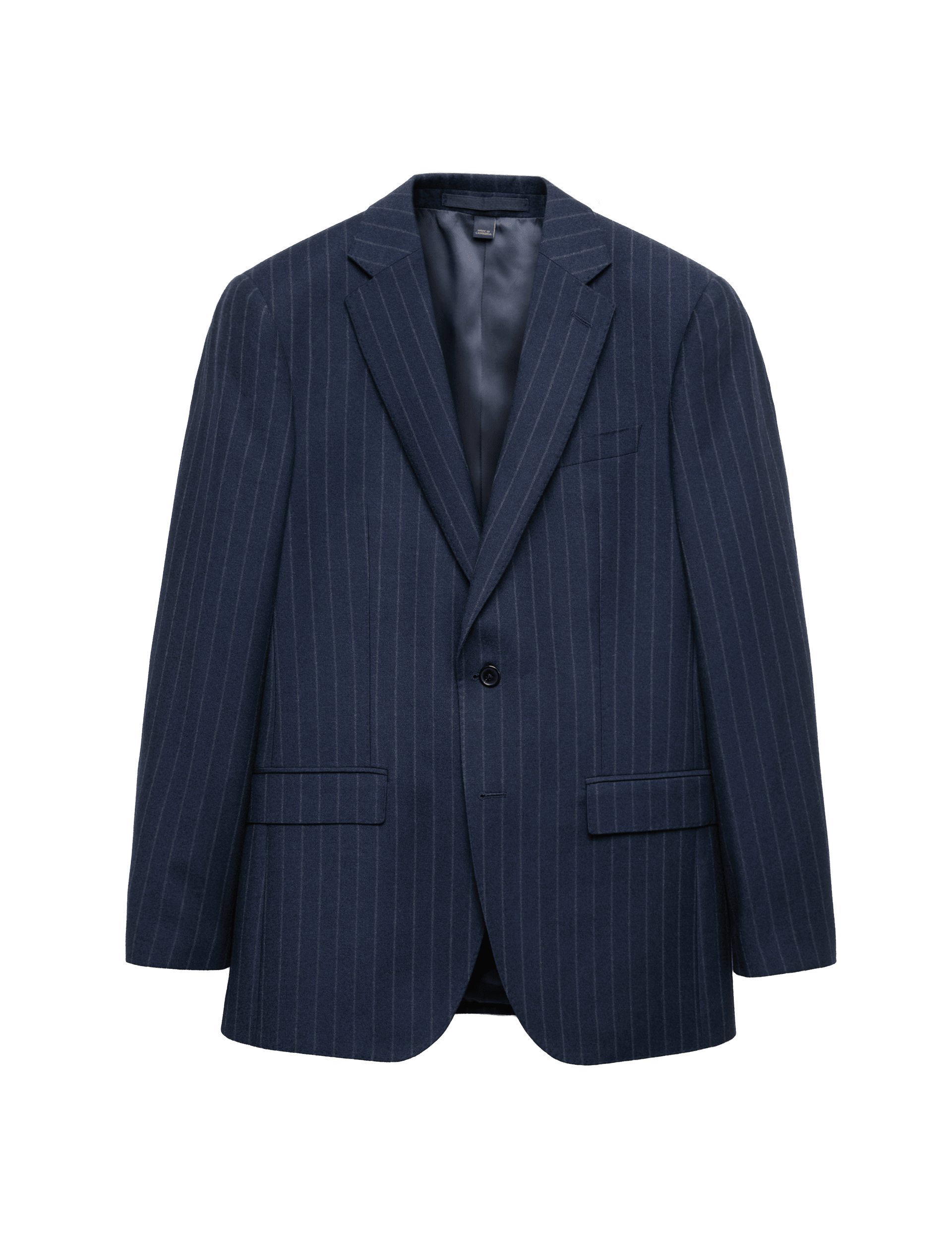 Regular Fit Pure Wool Pinstripe Suit Jacket thumbnail 4