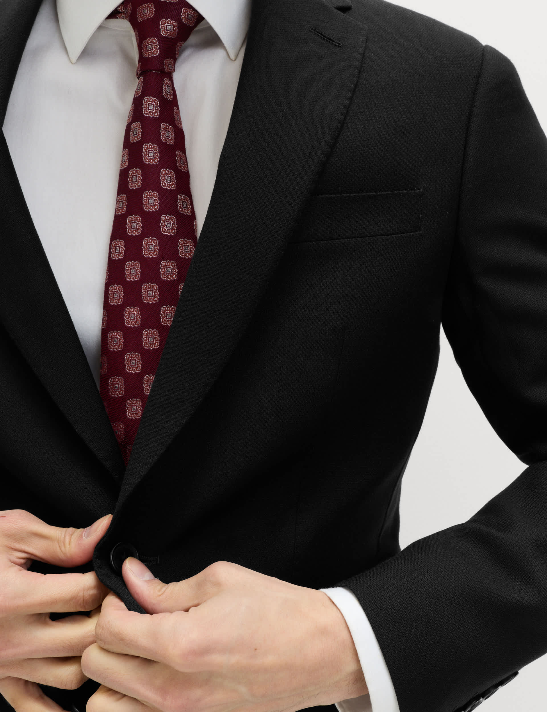 Slim Fit Premium Pure Wool Suit Jacket thumbnail 4