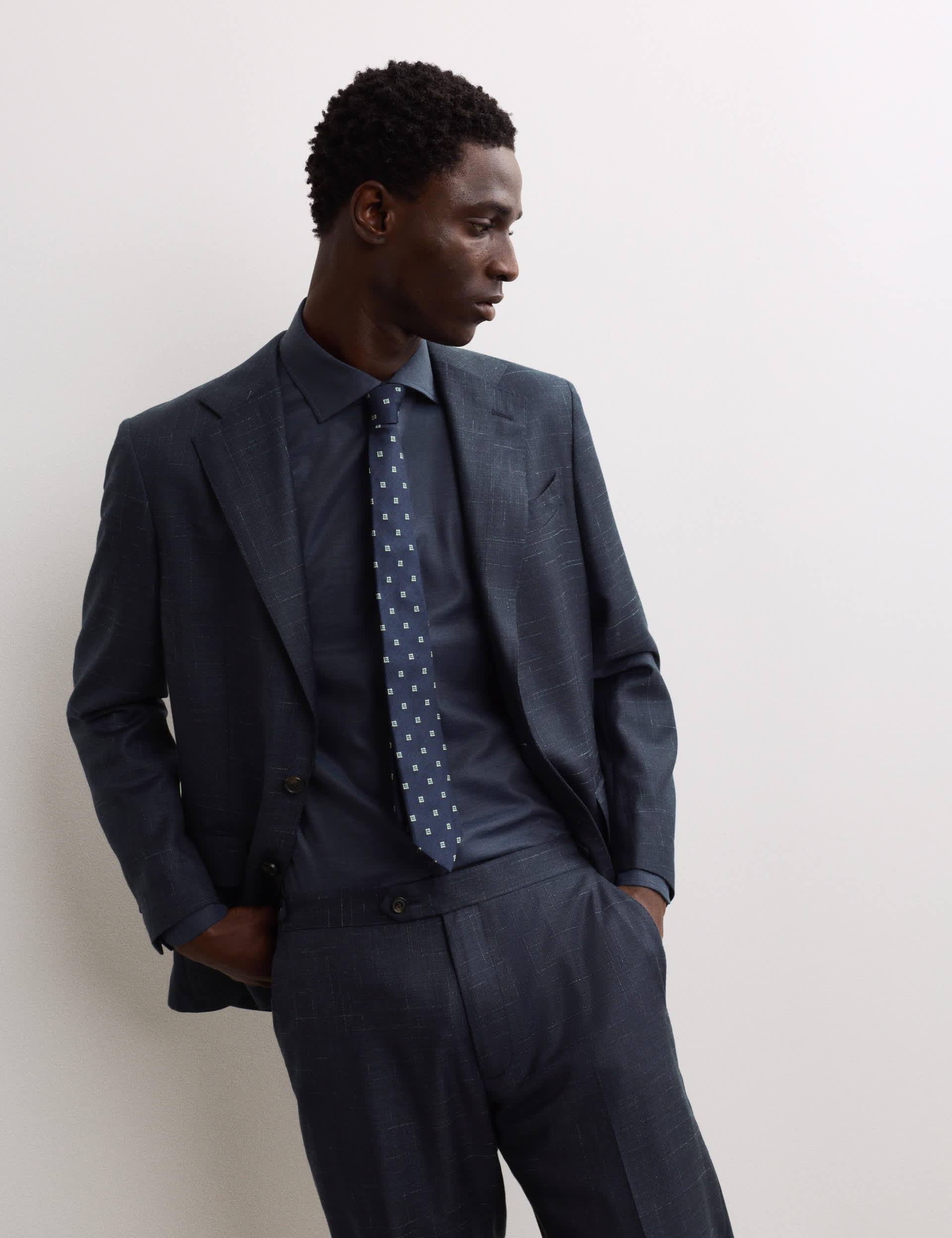 Tailored Fit Wool Rich Suit Jacket thumbnail 5