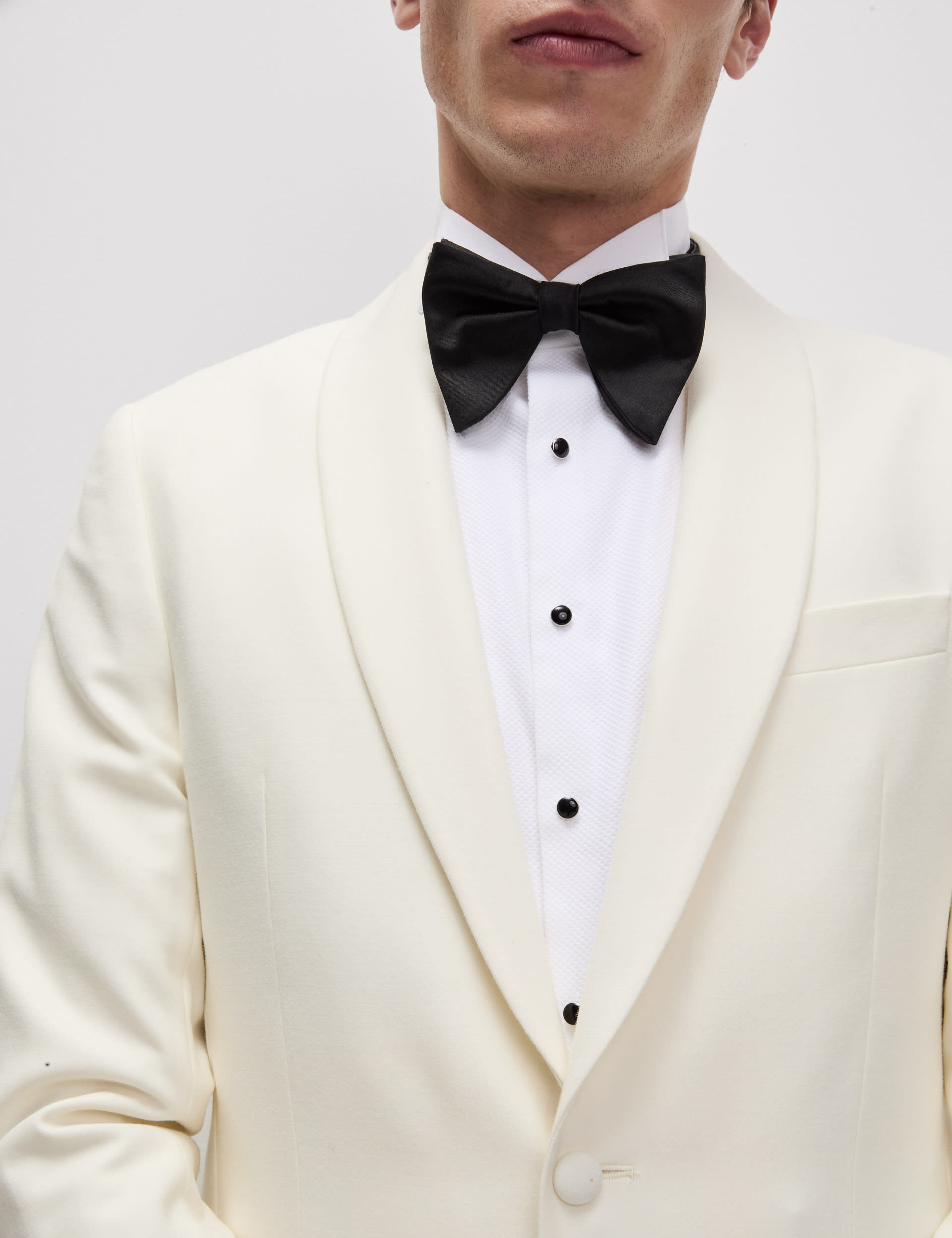 Wool Rich Shawl Lapel Dinner Tuxedo Jacket thumbnail 4