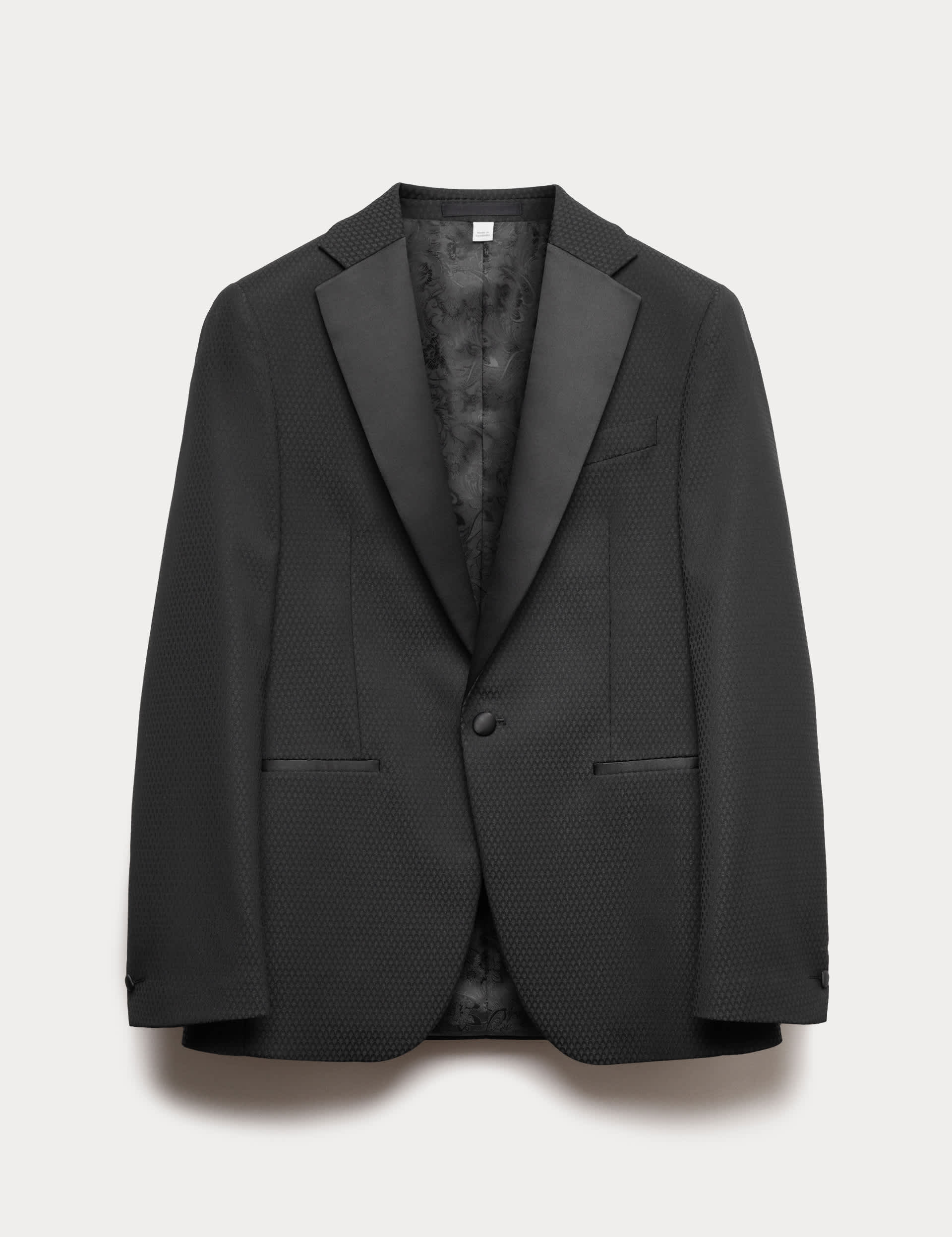 Tailored Fit Jacquard Tuxedo Jacket thumbnail 6