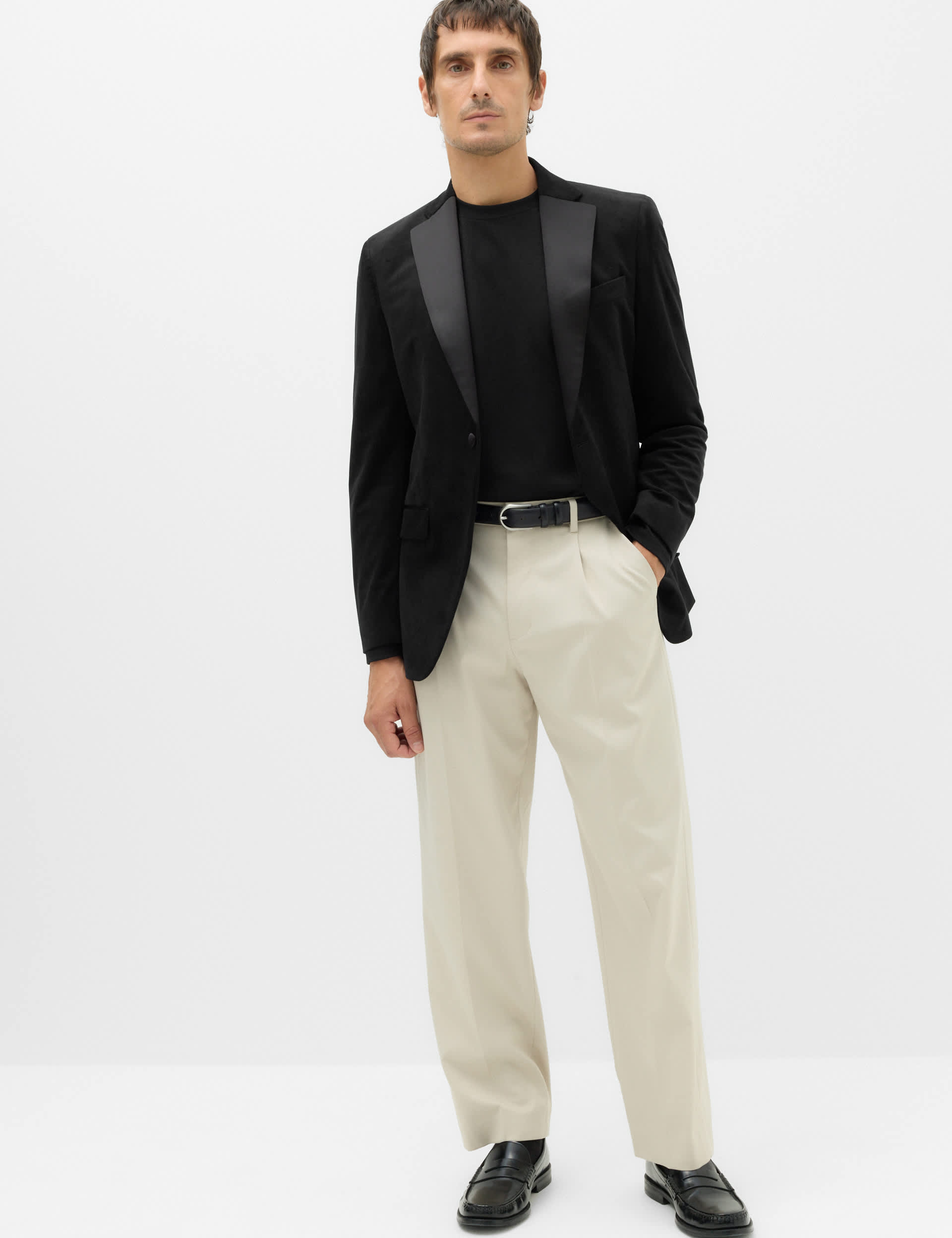 Tailored Fit Velvet Blazer thumbnail 6