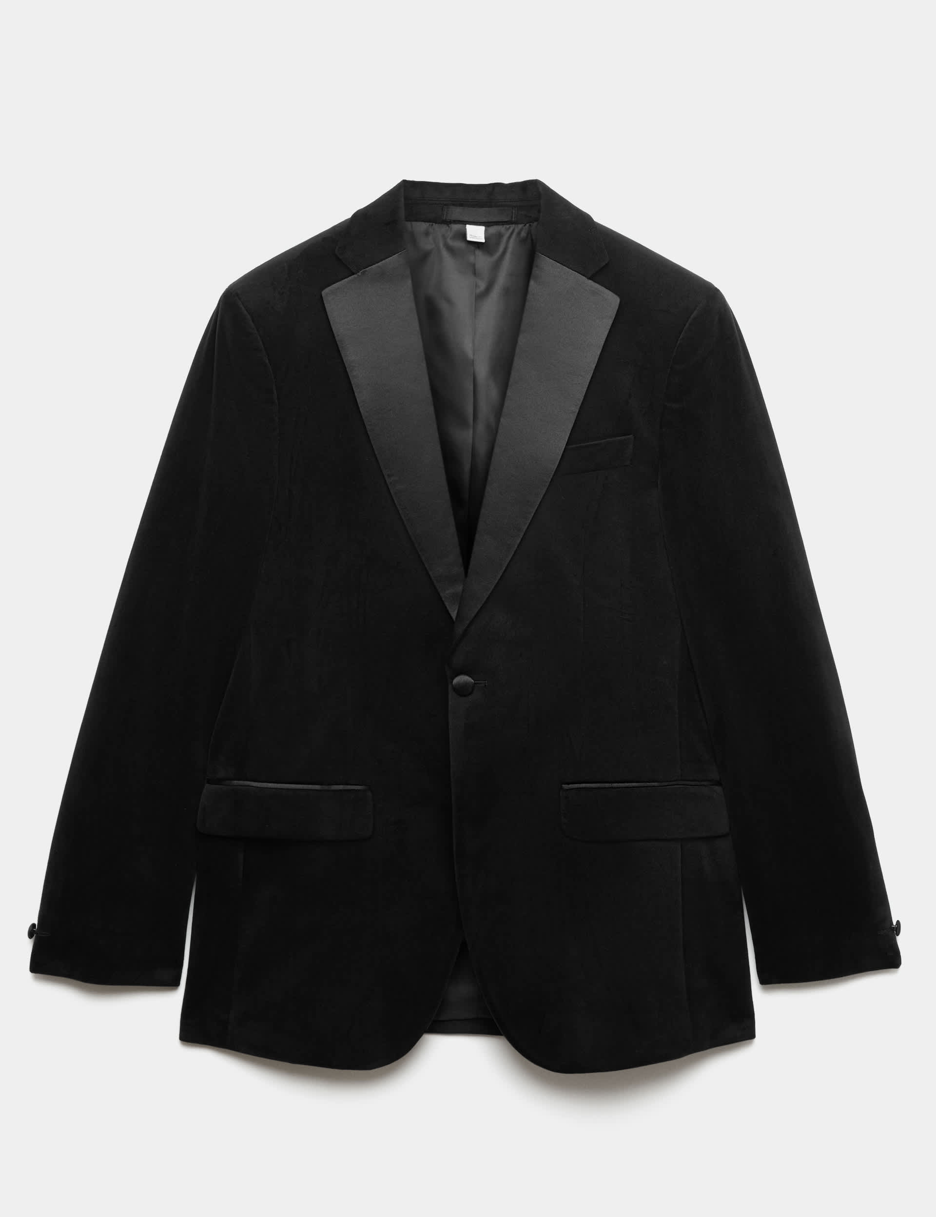 Tailored Fit Velvet Blazer thumbnail 2