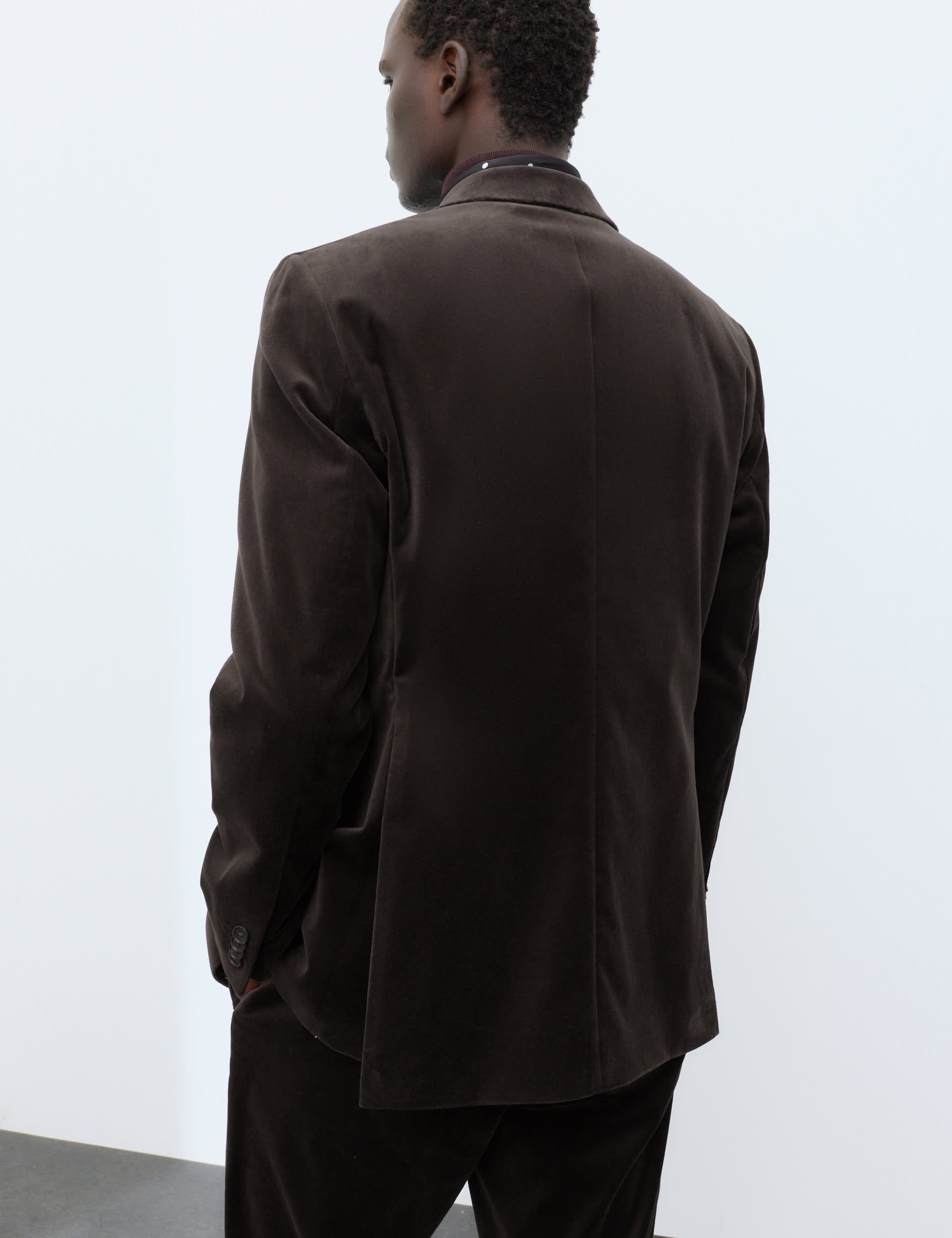Cotton Rich Velvet Stretch Suit Jacket thumbnail 5
