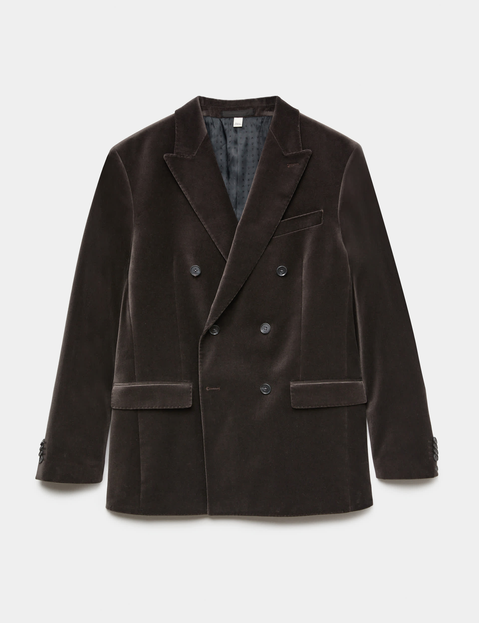 Cotton Rich Velvet Stretch Suit Jacket thumbnail 2