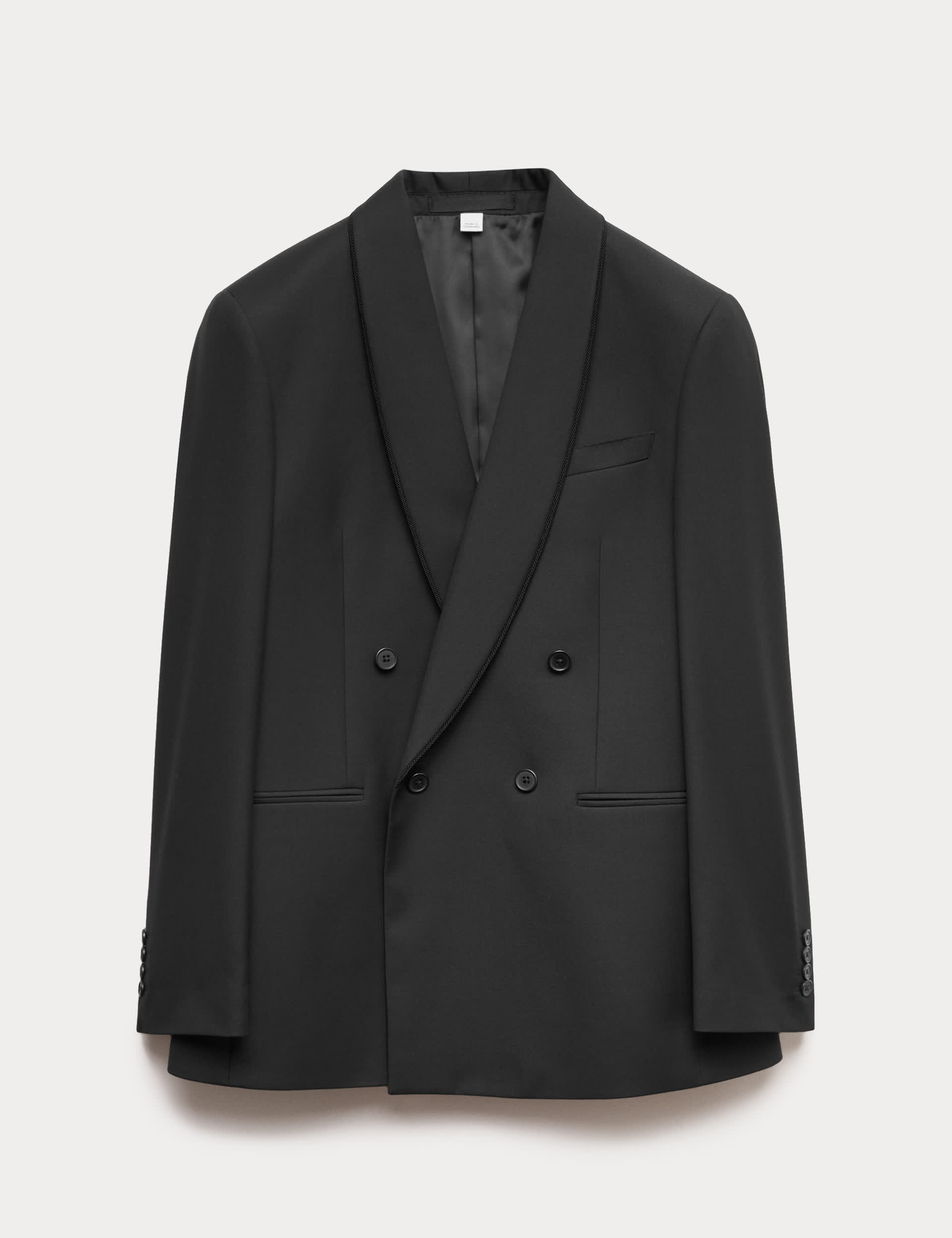 Tailored Fit Double Breasted Tuxedo Jacket thumbnail 9