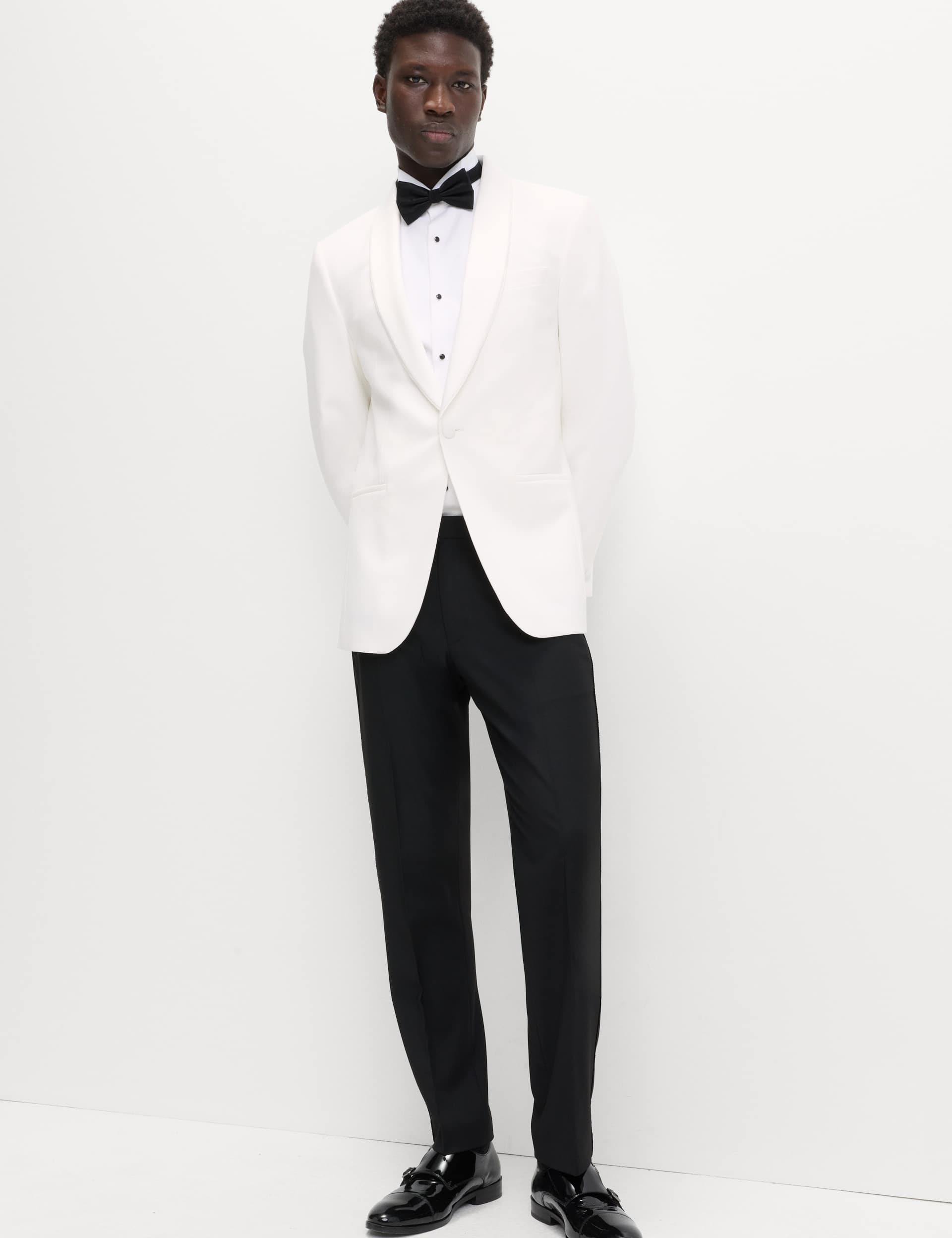 Regular Fit Sharkskin Suit Jacket thumbnail 4