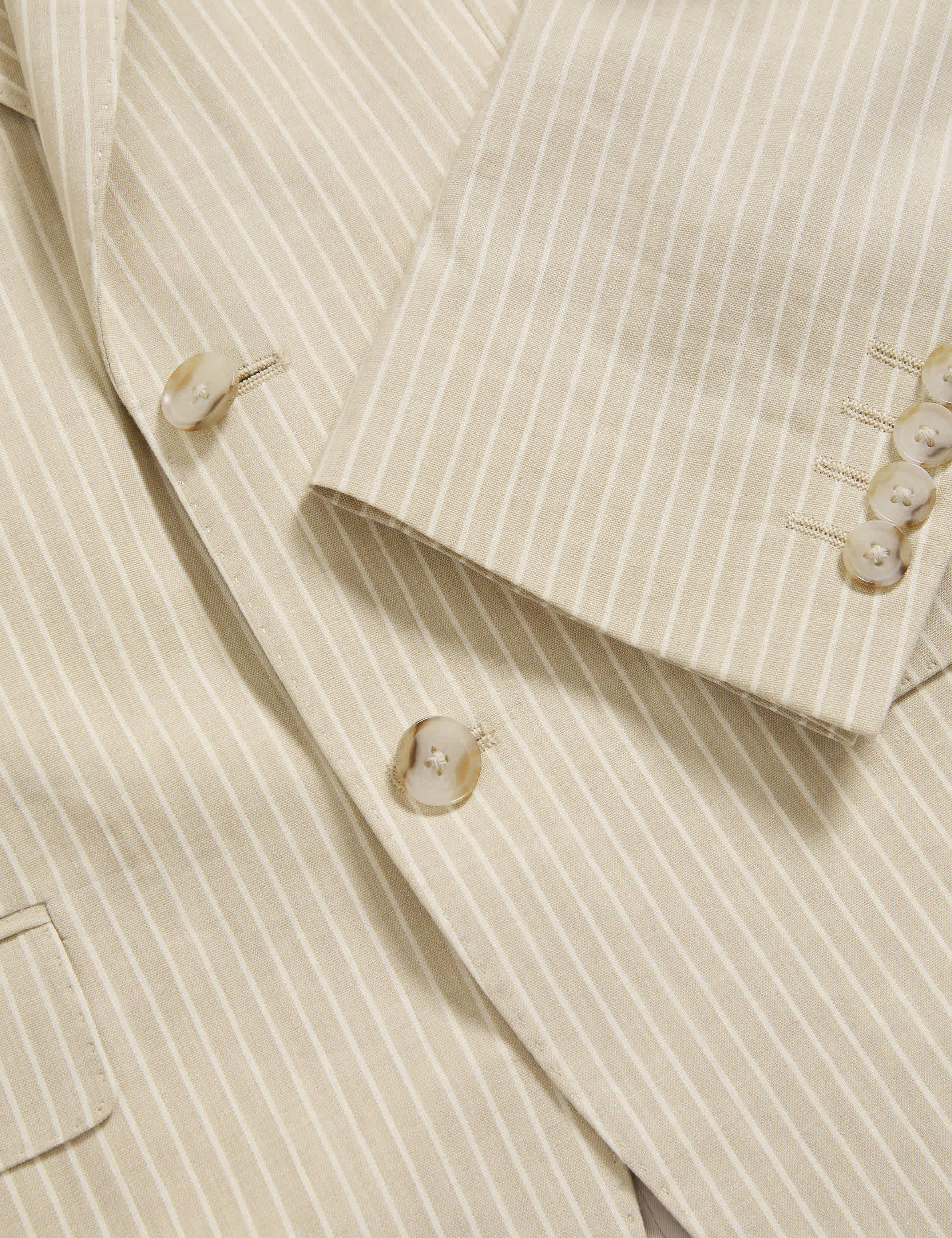 Tailored Fit Linen Rich Jacket thumbnail 5