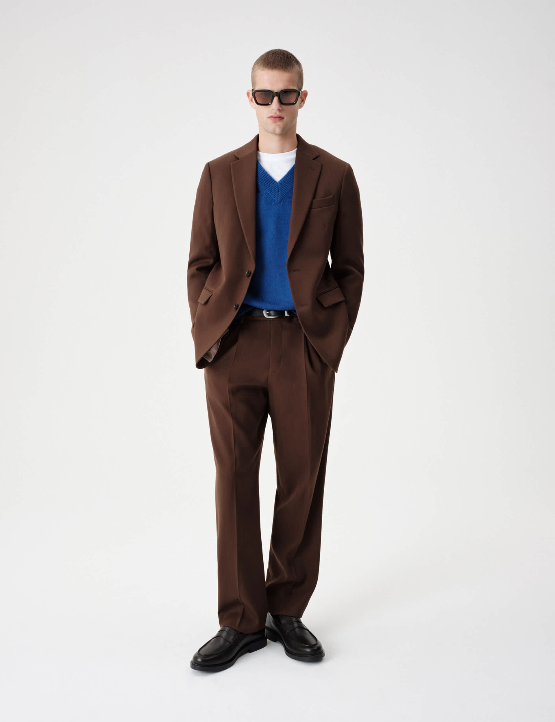 Twill Textured Stretch Suit Jacket thumbnail 3