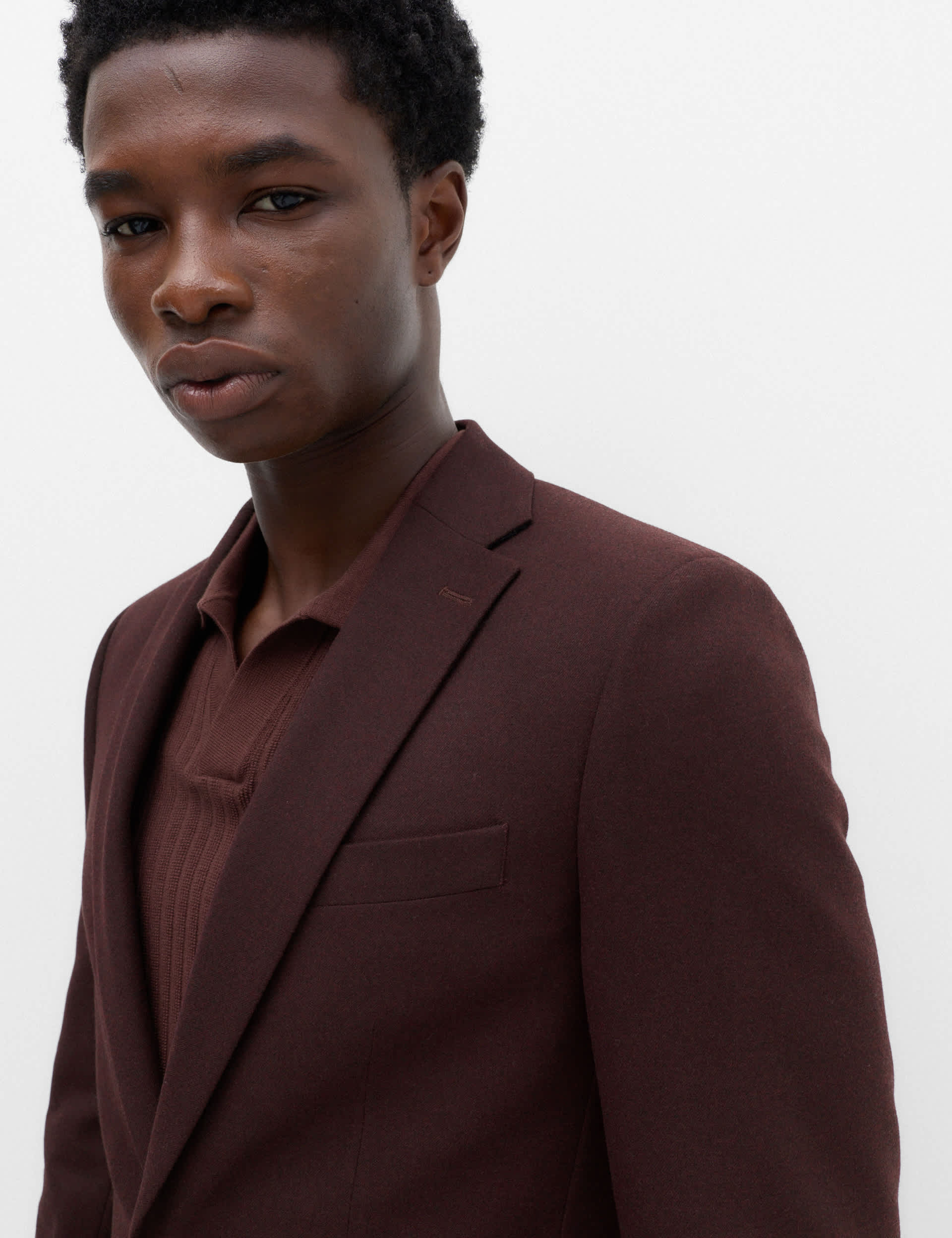 Slim Fit Twill Suit Jacket thumbnail 3