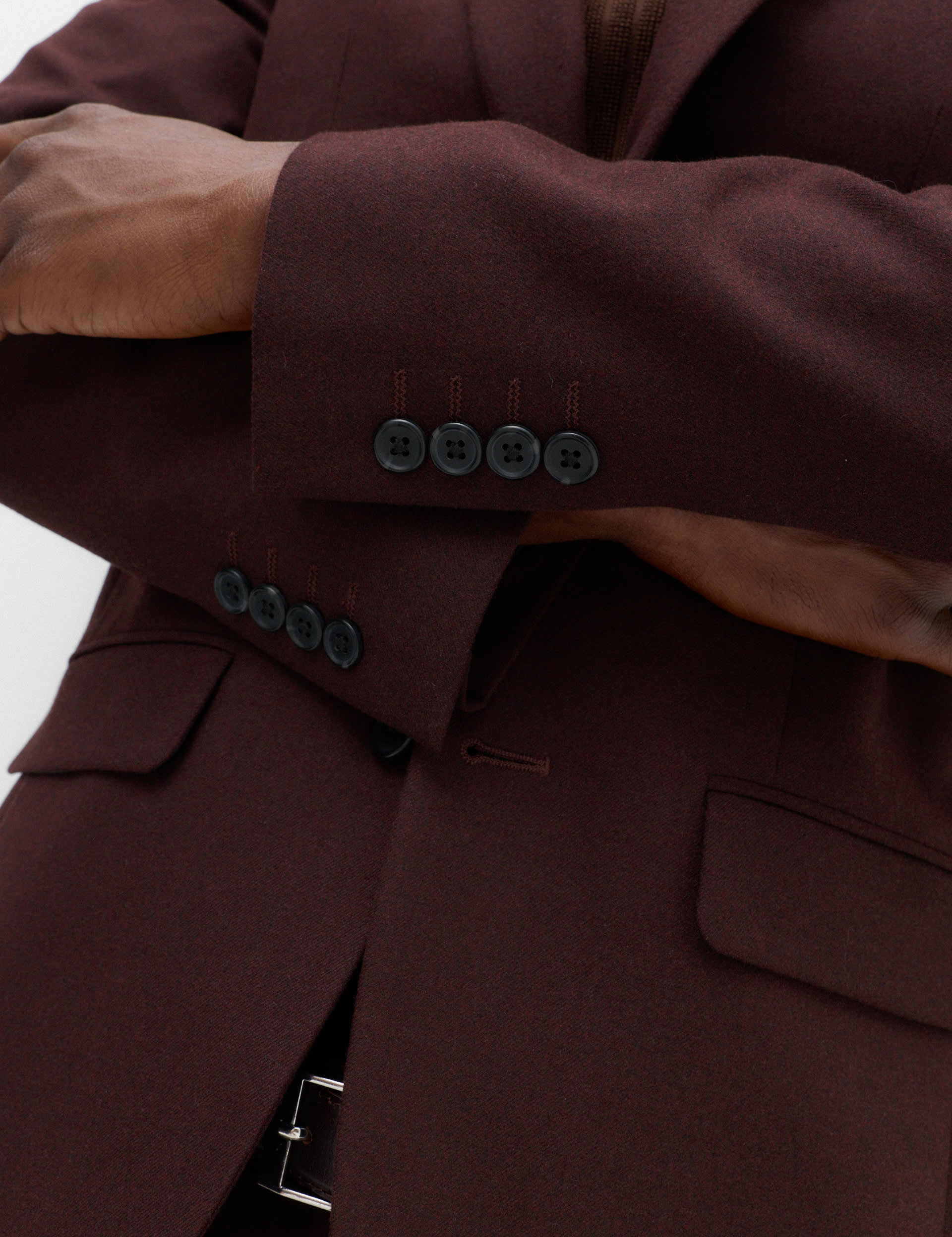 Slim Fit Twill Suit Jacket thumbnail 4