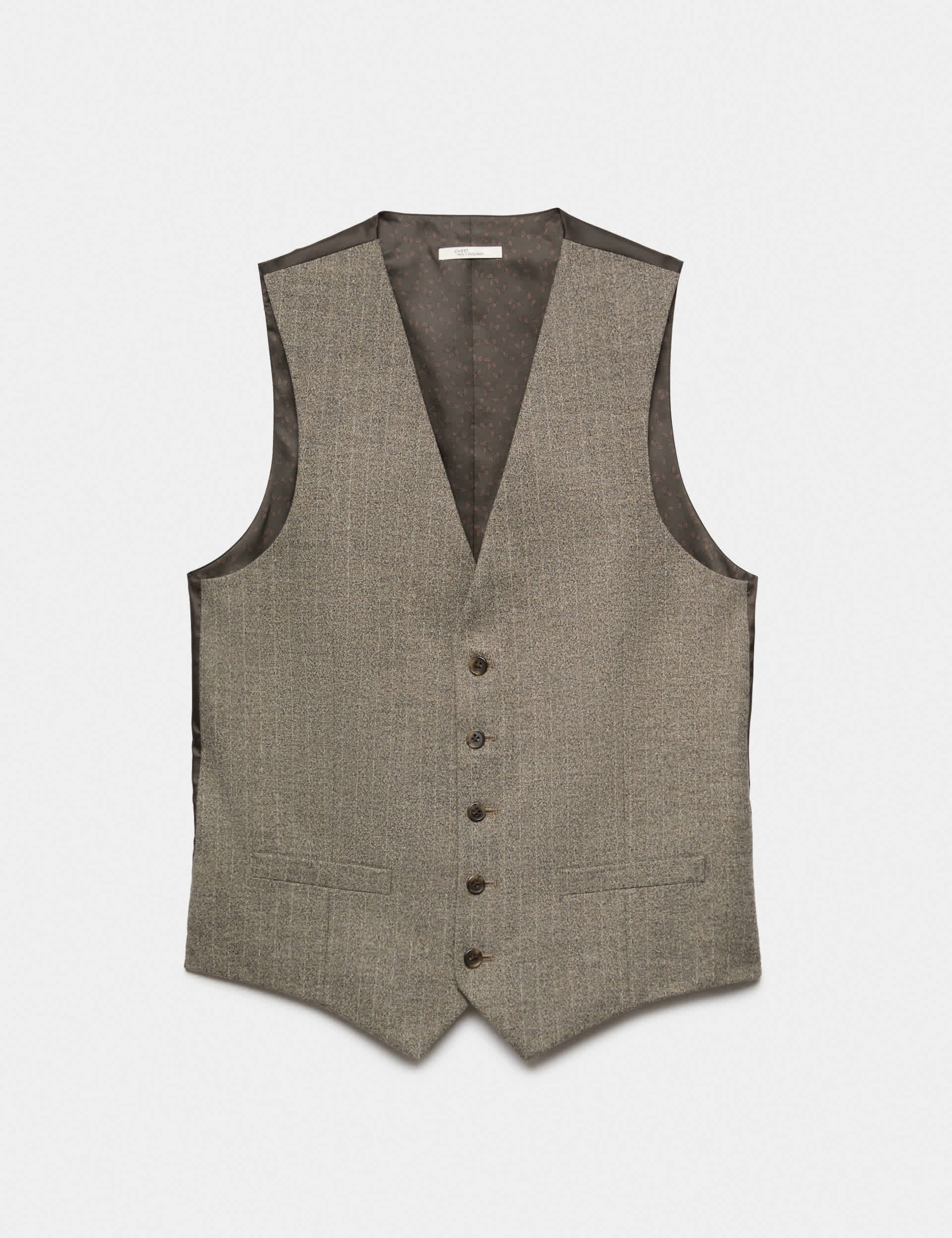 Regular Fit Striped Waistcoat thumbnail 2