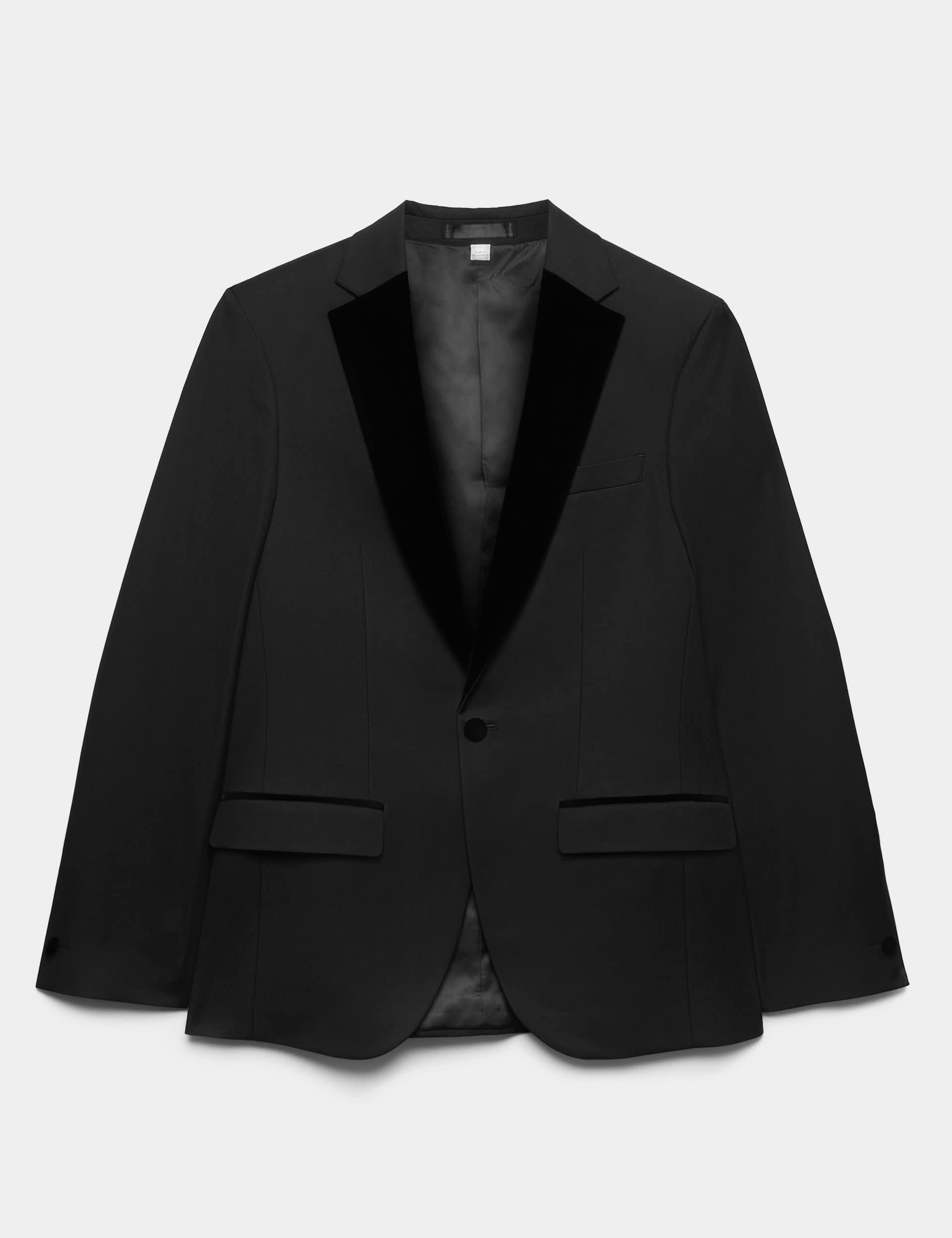 Slim Fit Ultimate Velvet Lapel Tuxedo Jacket thumbnail 2