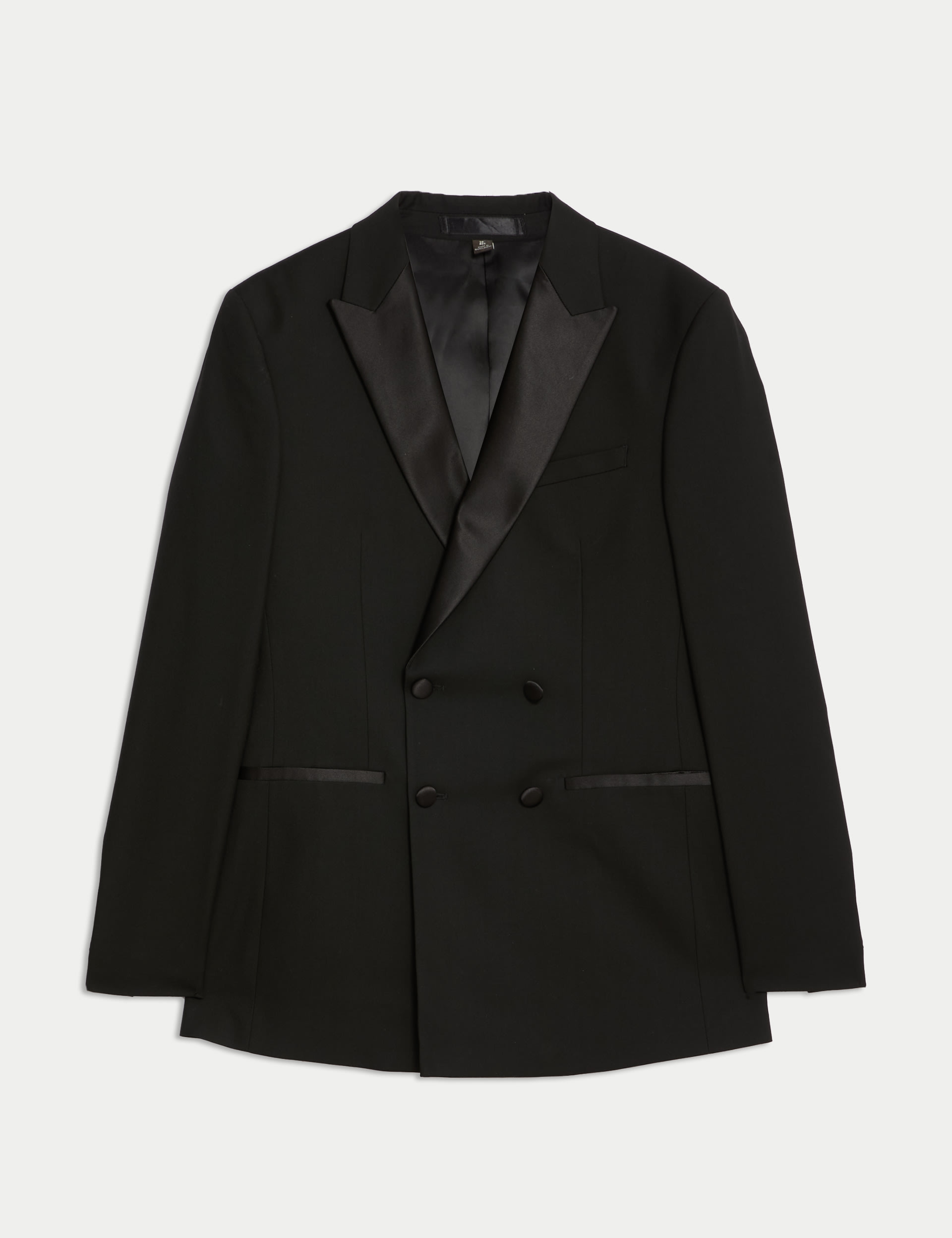 Slim Fit Double Breasted Tuxedo Jacket thumbnail 10