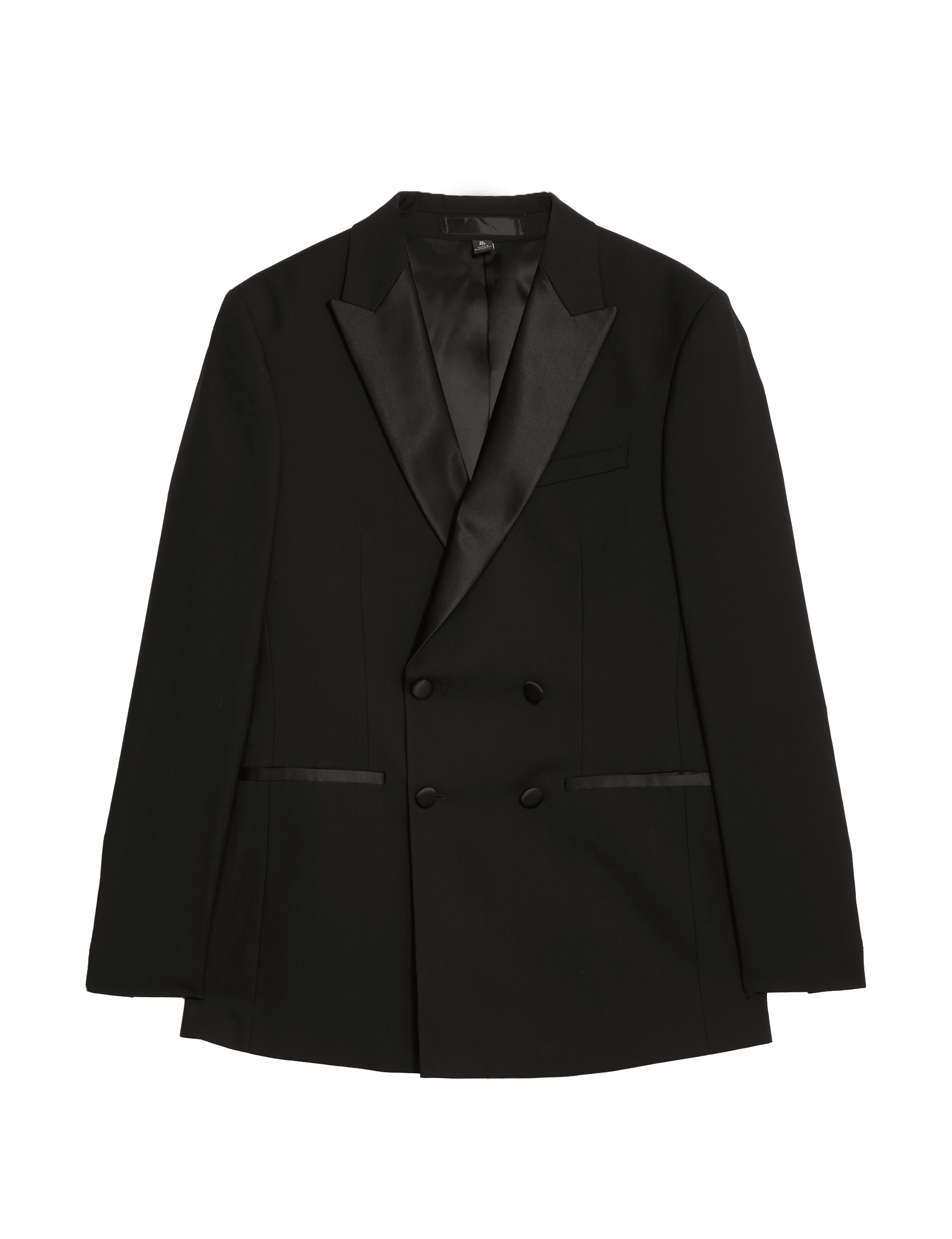 Slim Fit Double Breasted Tuxedo Jacket thumbnail 2